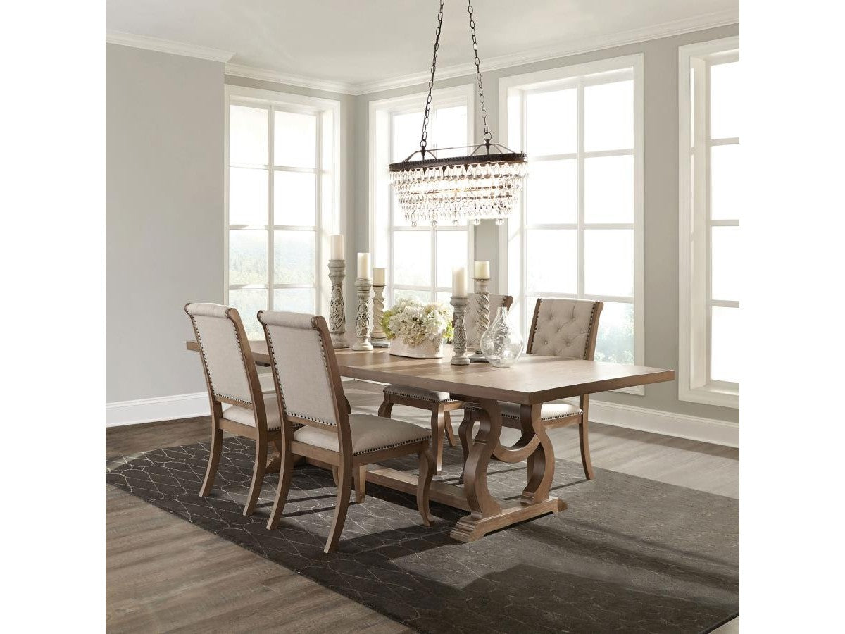 Brockway Barley Brown Dining Room Set / 5pc - Ornate Home