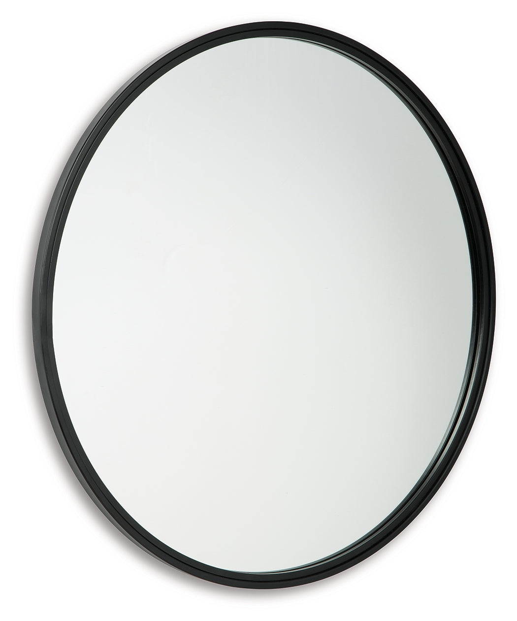 Brocky Black Round Accent Mirror (Online Special Price) - Ornate Home
