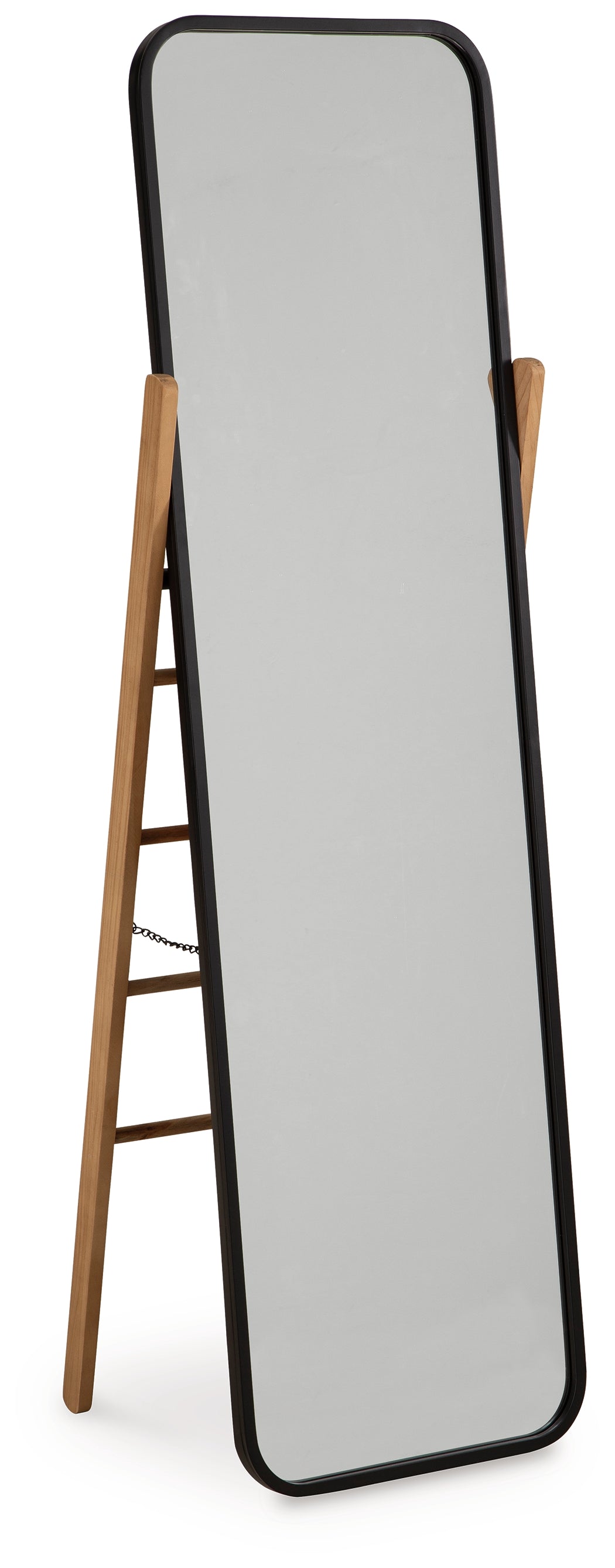 Bronick Black/Brown Floor Mirror (Online Special Price) - Ornate Home