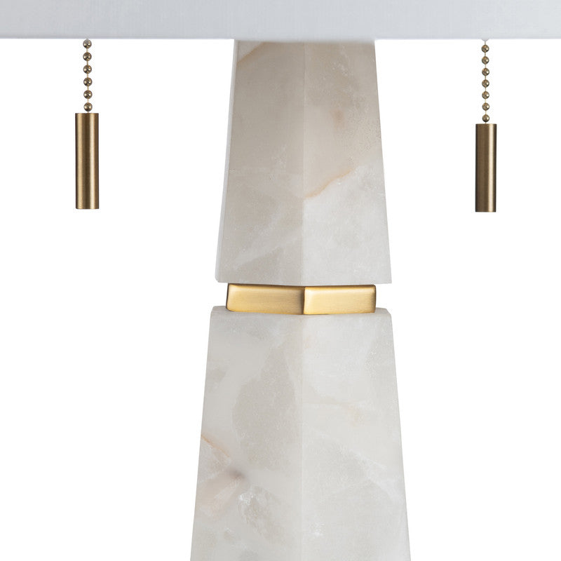 Bronte White/Gold Buffet Lamp - Ornate Home