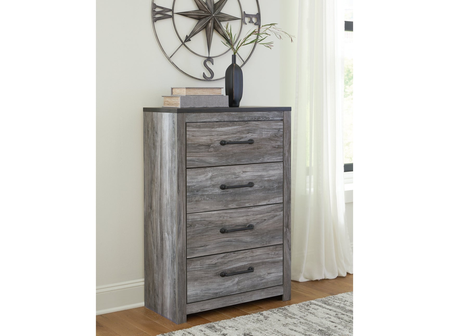 Bronyan Dark Gray Chest of Drawers (Online Special Price) - Ornate Home