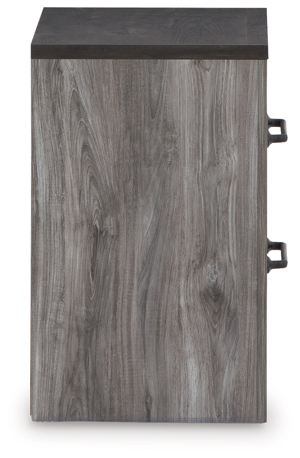 Bronyan Dark Gray King Panel Bedroom Set with Dresser, Mirror and Nightstand - Ornate Home