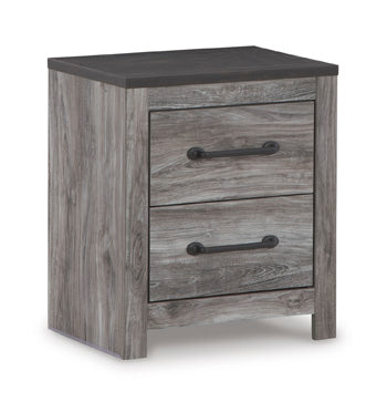 Bronyan Dark Gray Nightstand (Online Special Price) - Ornate Home