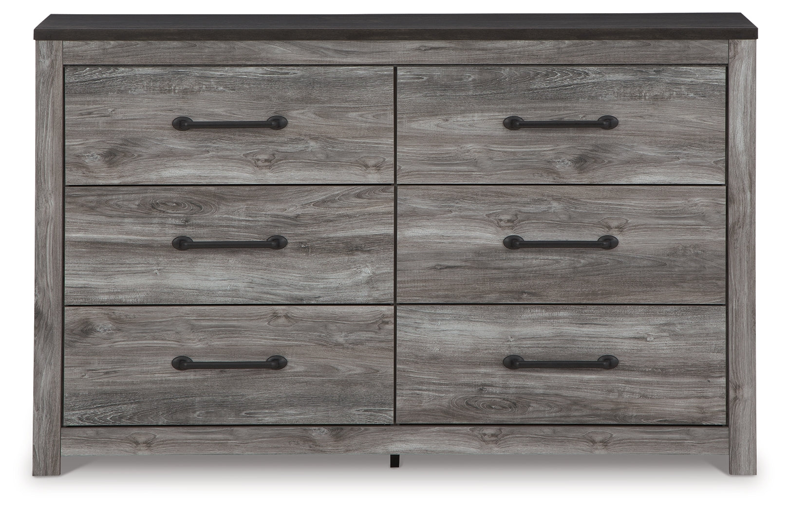 Bronyan Dark Gray Queen Panel Bed and Dresser - Ornate Home