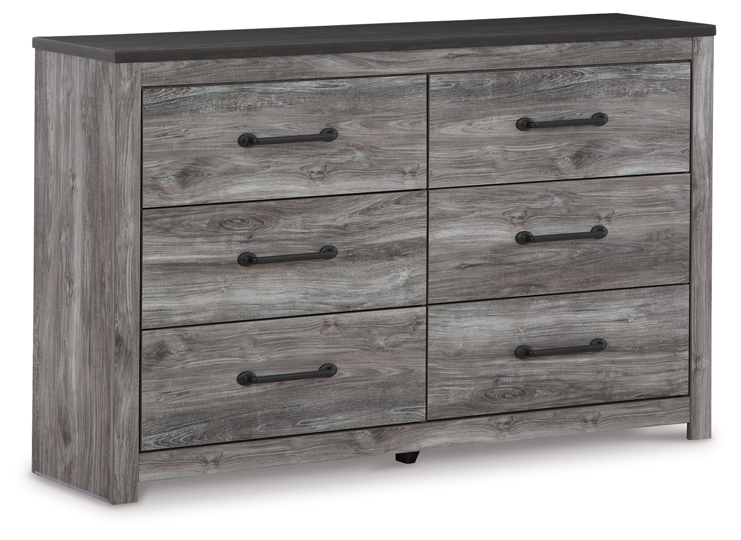 Bronyan Dark Gray Queen Panel Bed and Dresser - Ornate Home