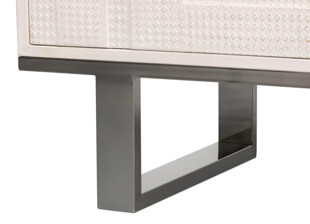 Bronzini White Credenza - Ornate Home