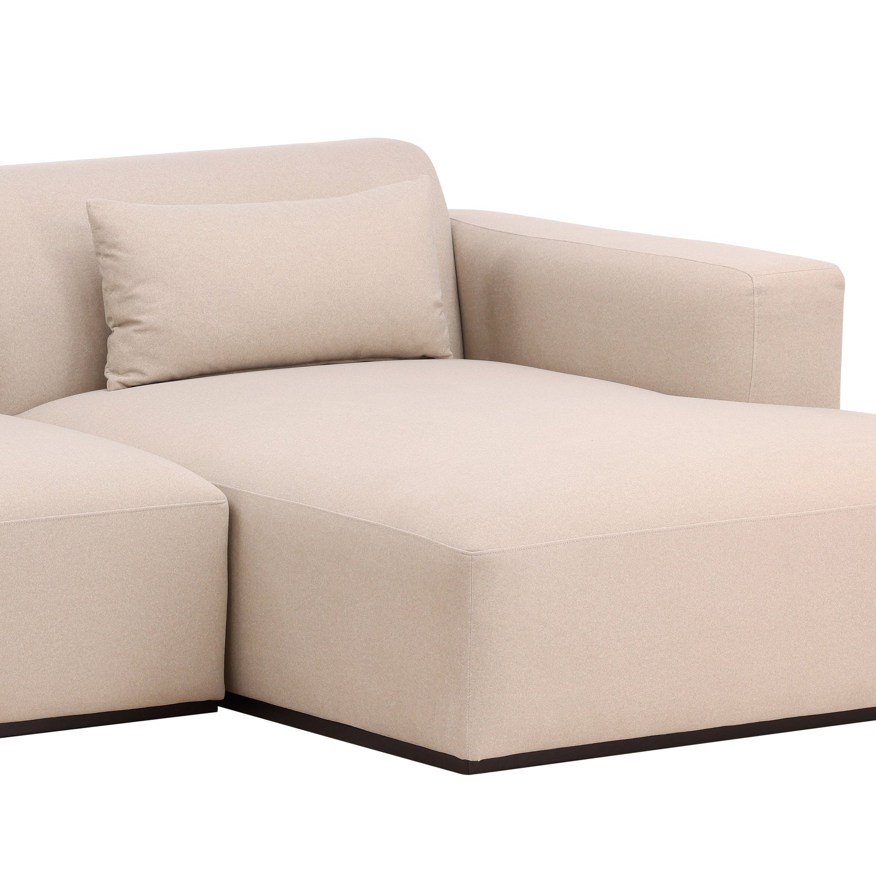 Brooklyn Cream Chaise Sectional - Ornate Home