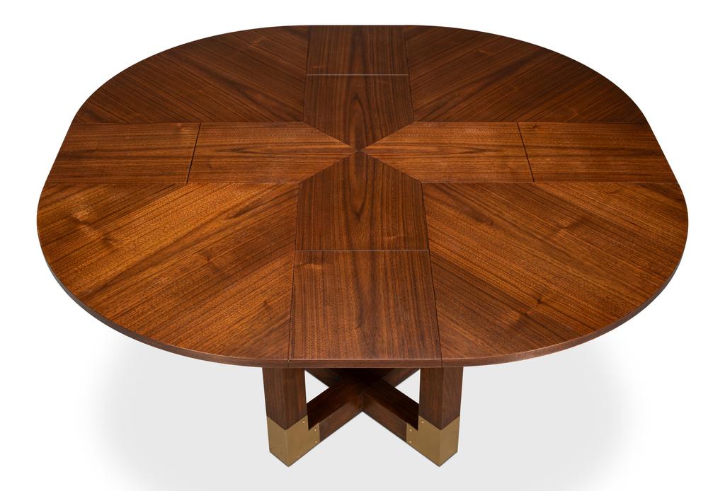 Brooklyn Jupe Brown Dining Table - Ornate Home