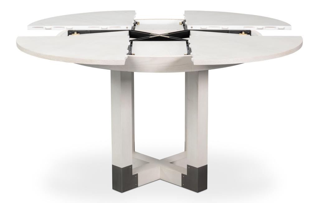 Brooklyn Jupe Working White Dining Table - Ornate Home