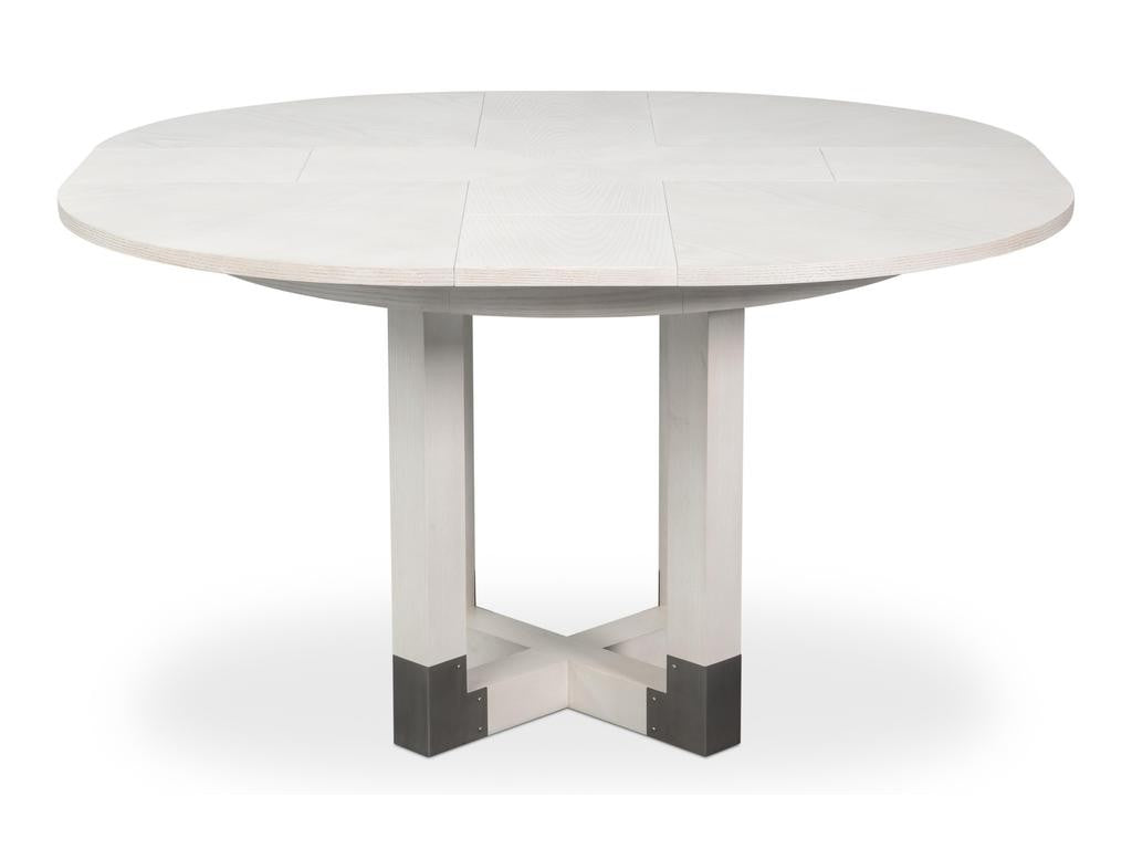 Brooklyn Jupe Working White Dining Table - Ornate Home