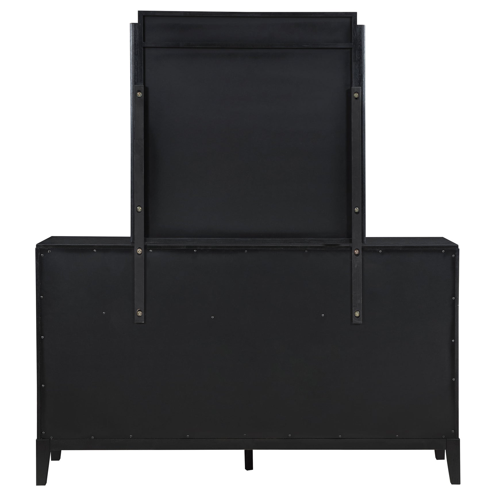 Brookmead Black Dresser and Mirror - Ornate Home