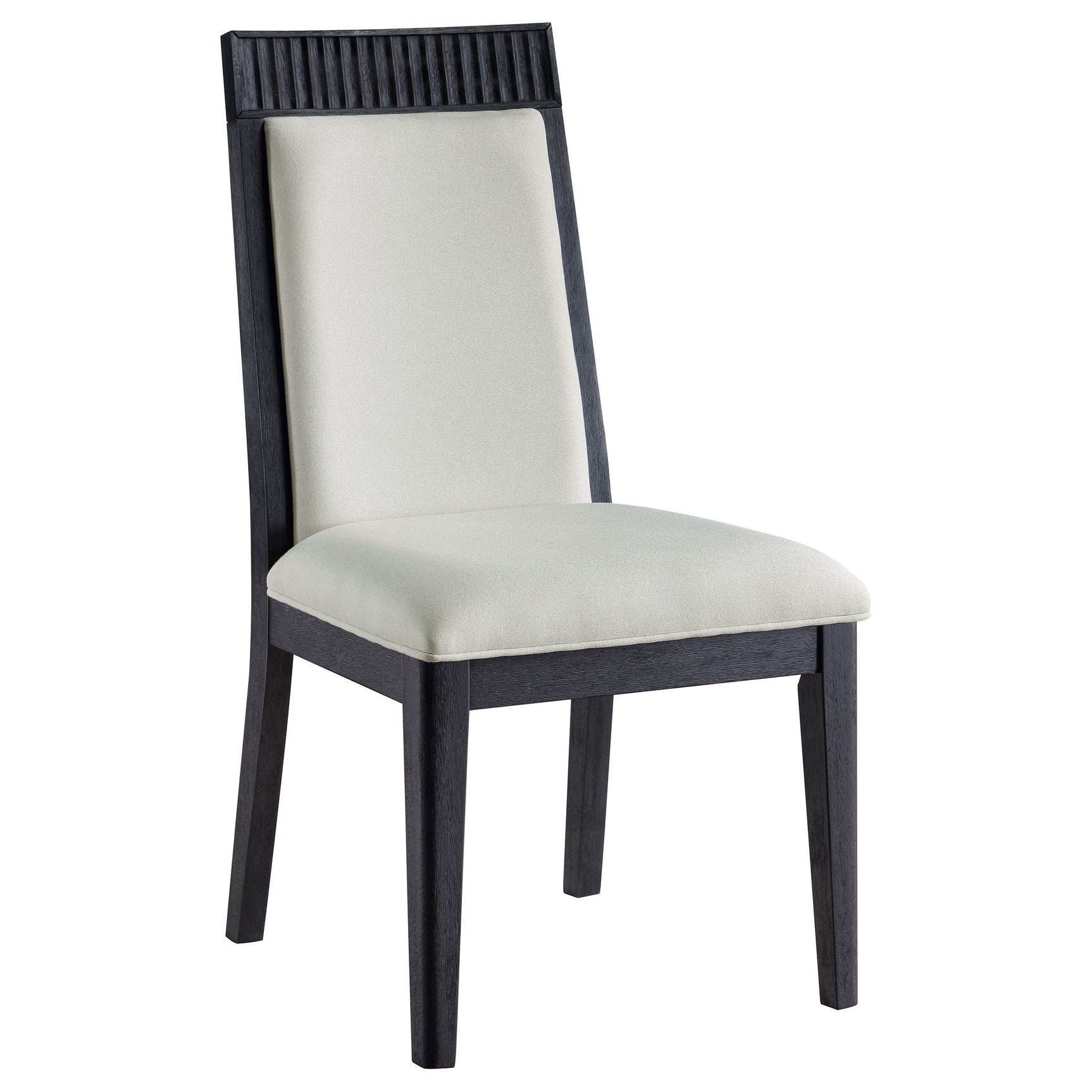 Brookmead Ivory/Black Dining Side Chair (Set of 2) - Ornate Home