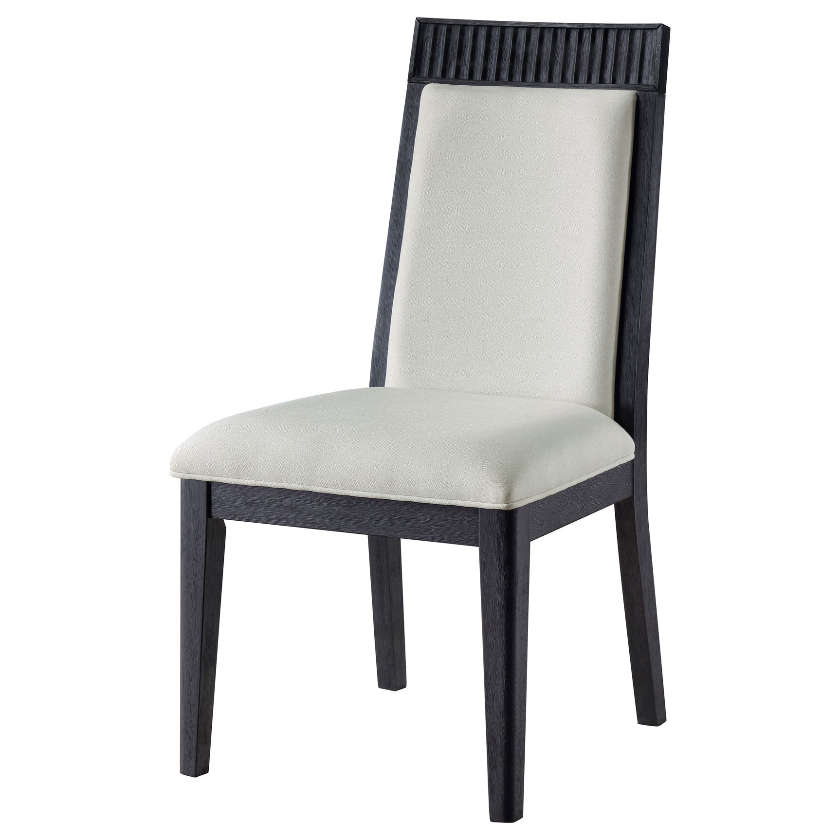 Brookmead Ivory/Black Dining Side Chair (Set of 2) - Ornate Home