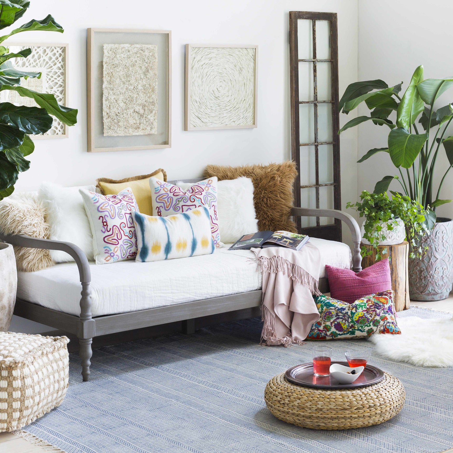 Brookneal Pouf - Clearance - Ornate Home