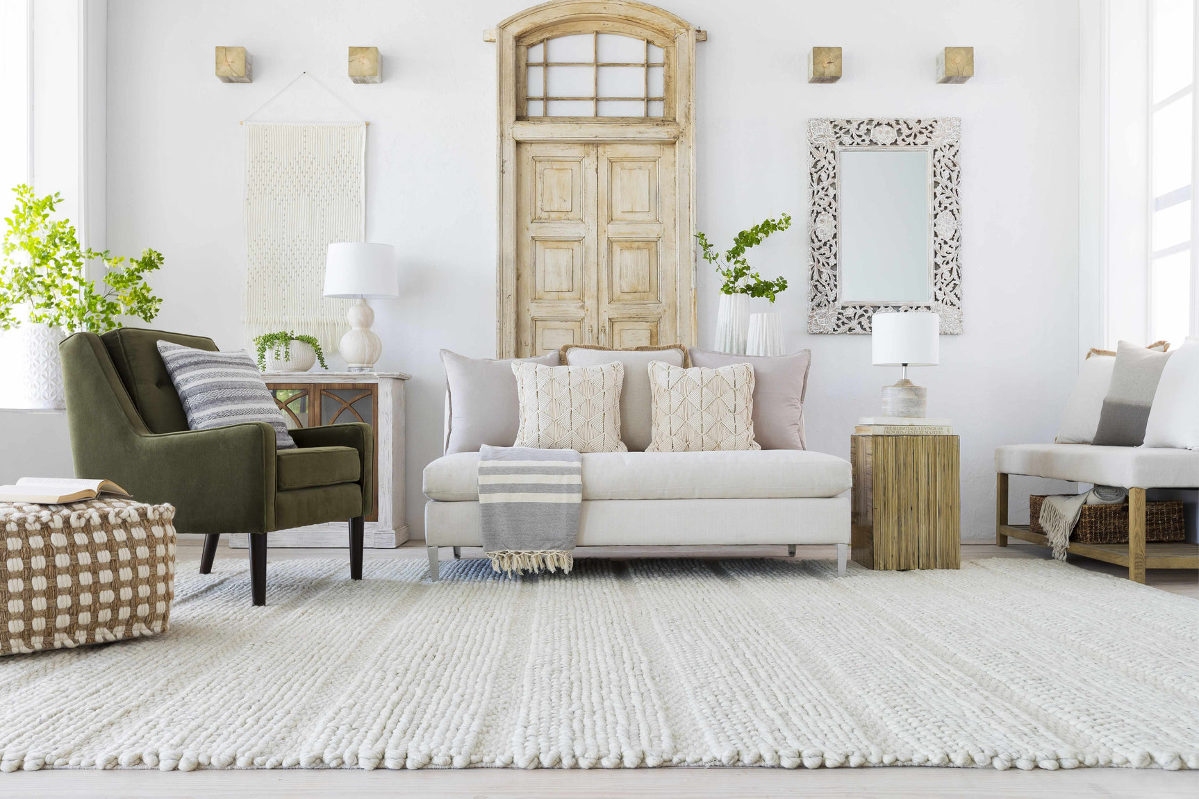 Brookneal Pouf - Clearance - Ornate Home
