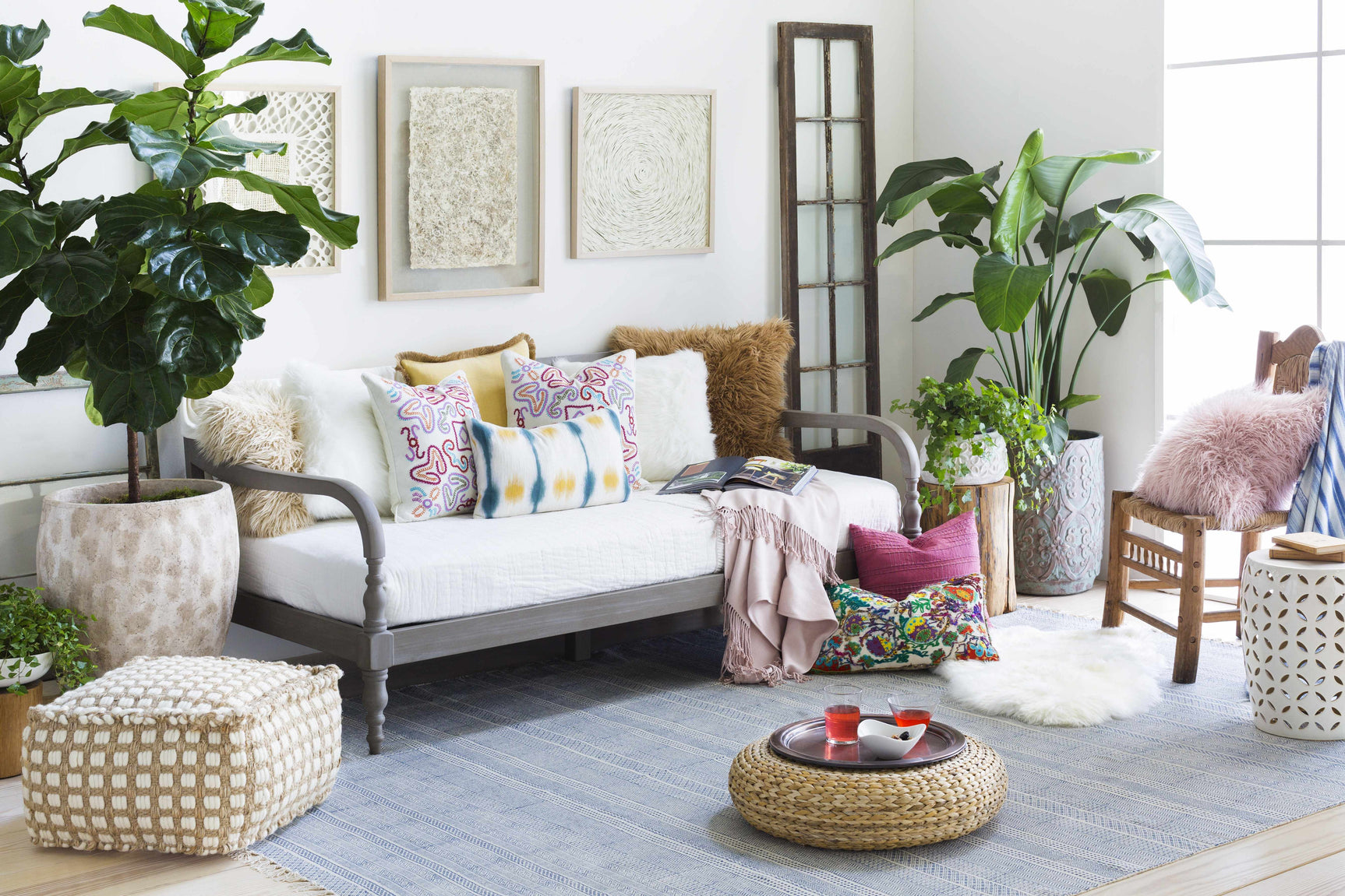 Brookneal Pouf - Ornate Home