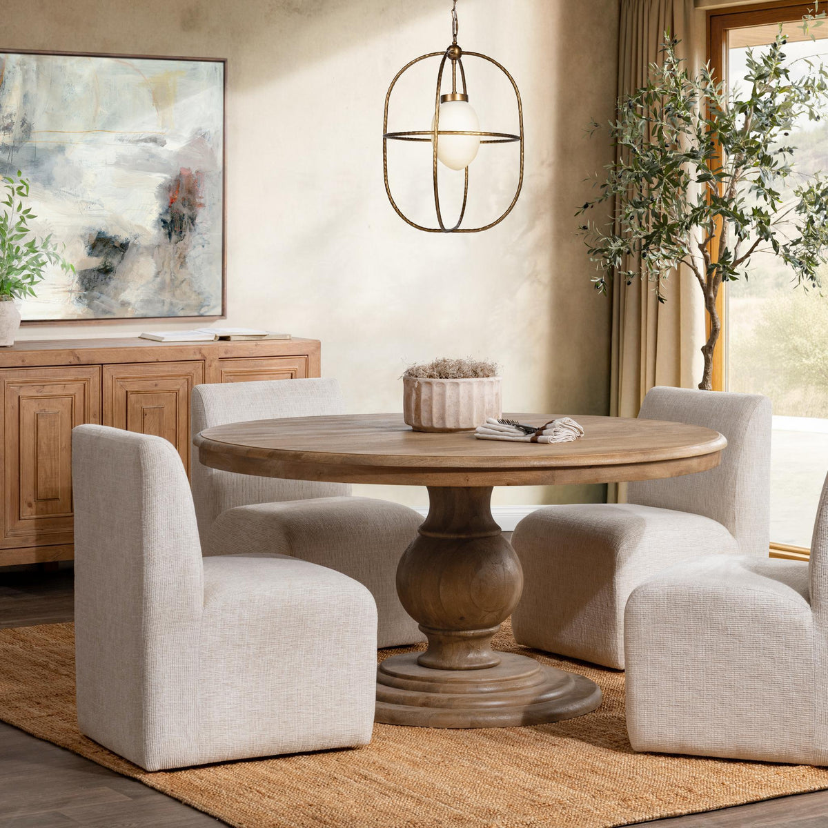 Brookside Sandwood 60" Dining Table