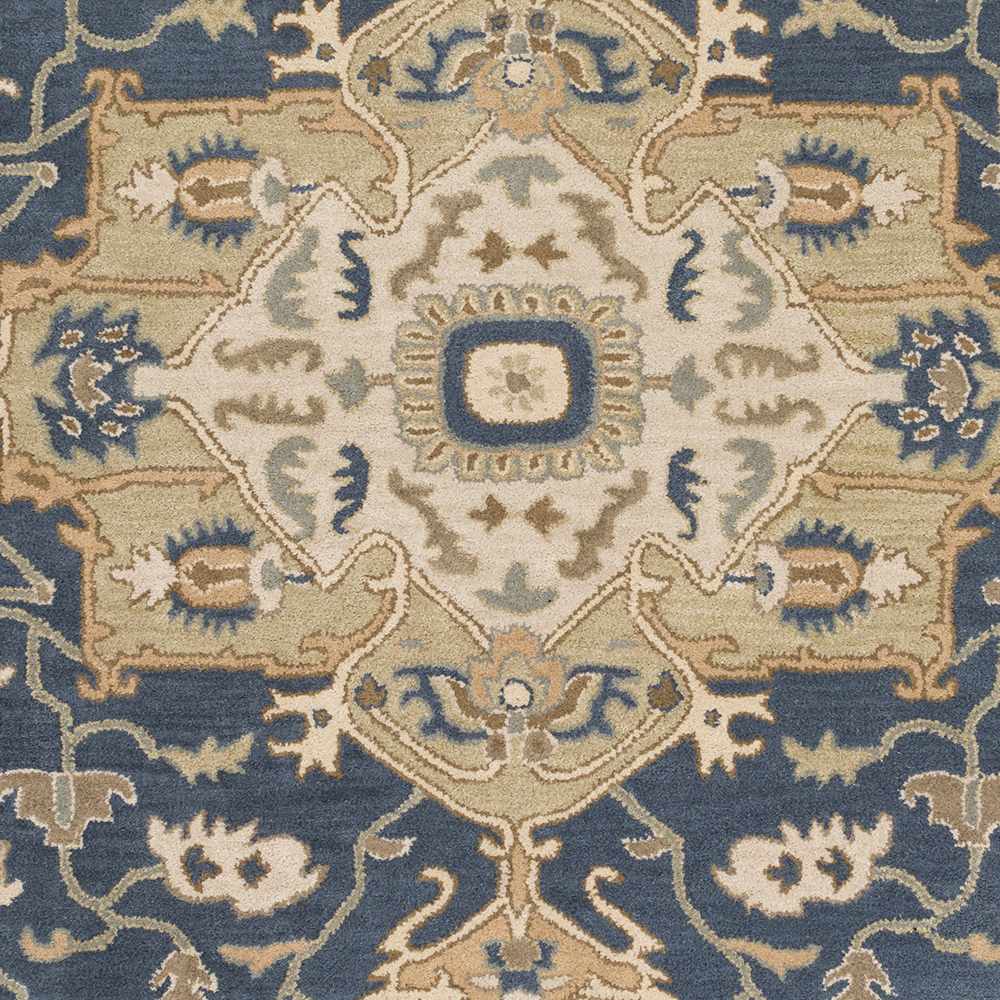 Broomfield 1145 Hand Tufted Blue Wool Rug - Ornate Home
