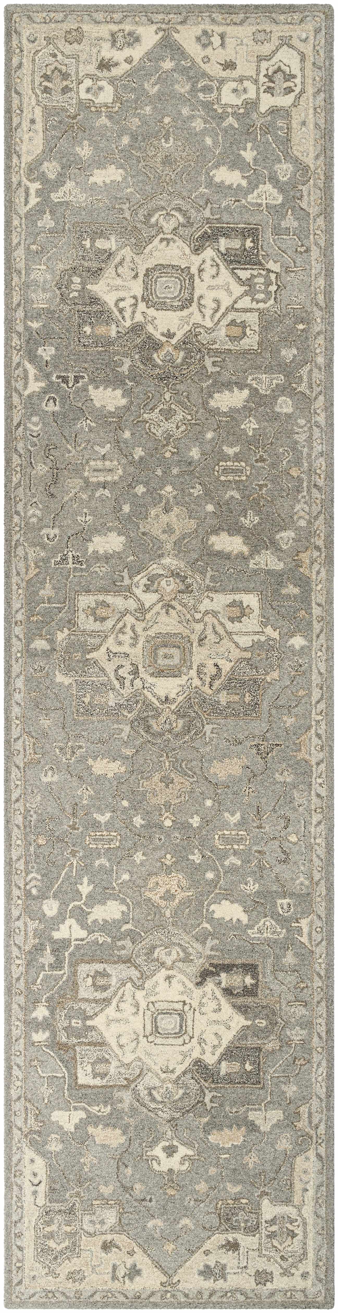 Broomfield 1196 Hand Tufted Taupe Wool Rug - Ornate Home