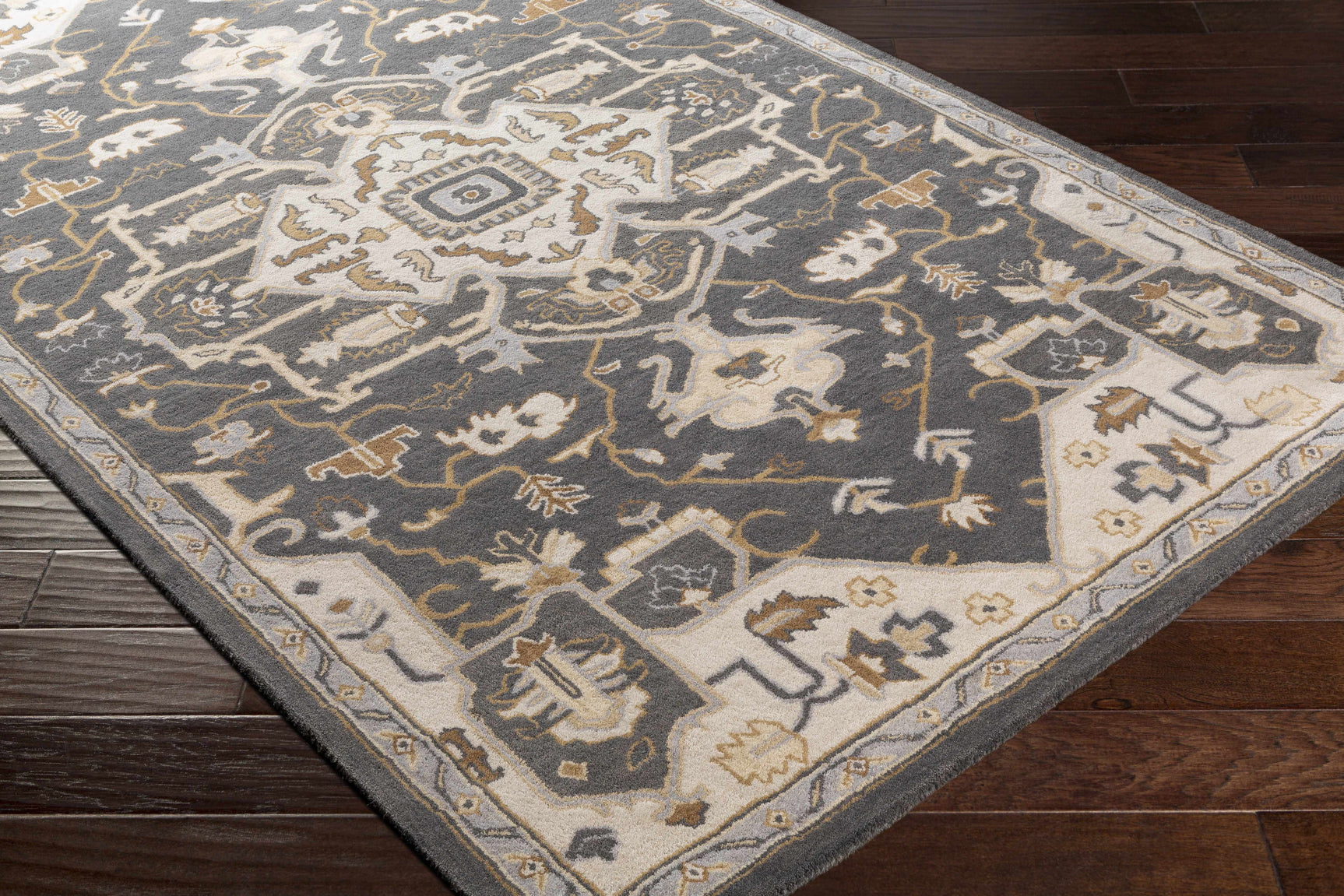 Broomfield Hand Tufted Charcoal 12823 Area Rug - Clearance - Ornate Home