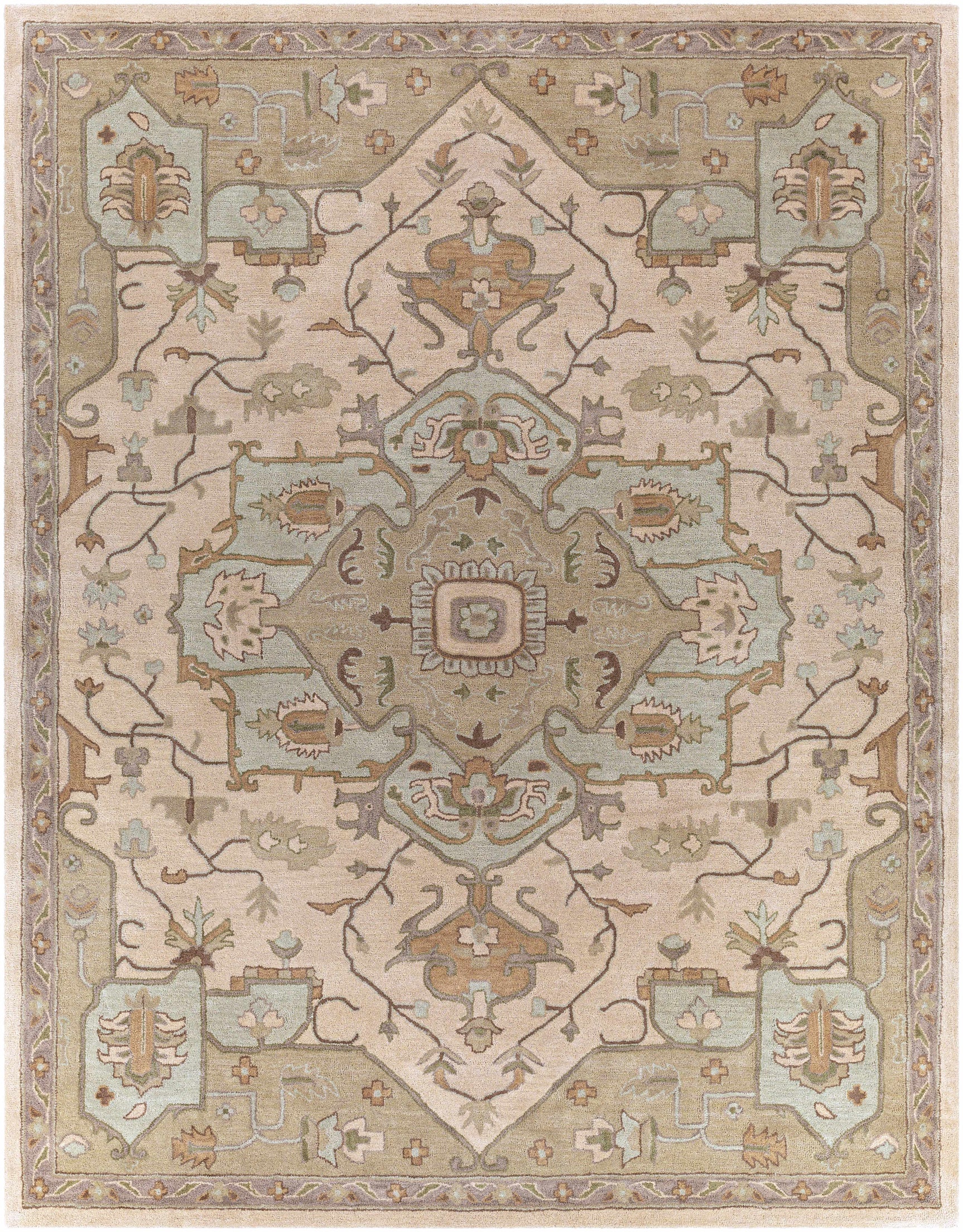Broomfield Hand Tufted Sage 1143 Area Rug - Ornate Home