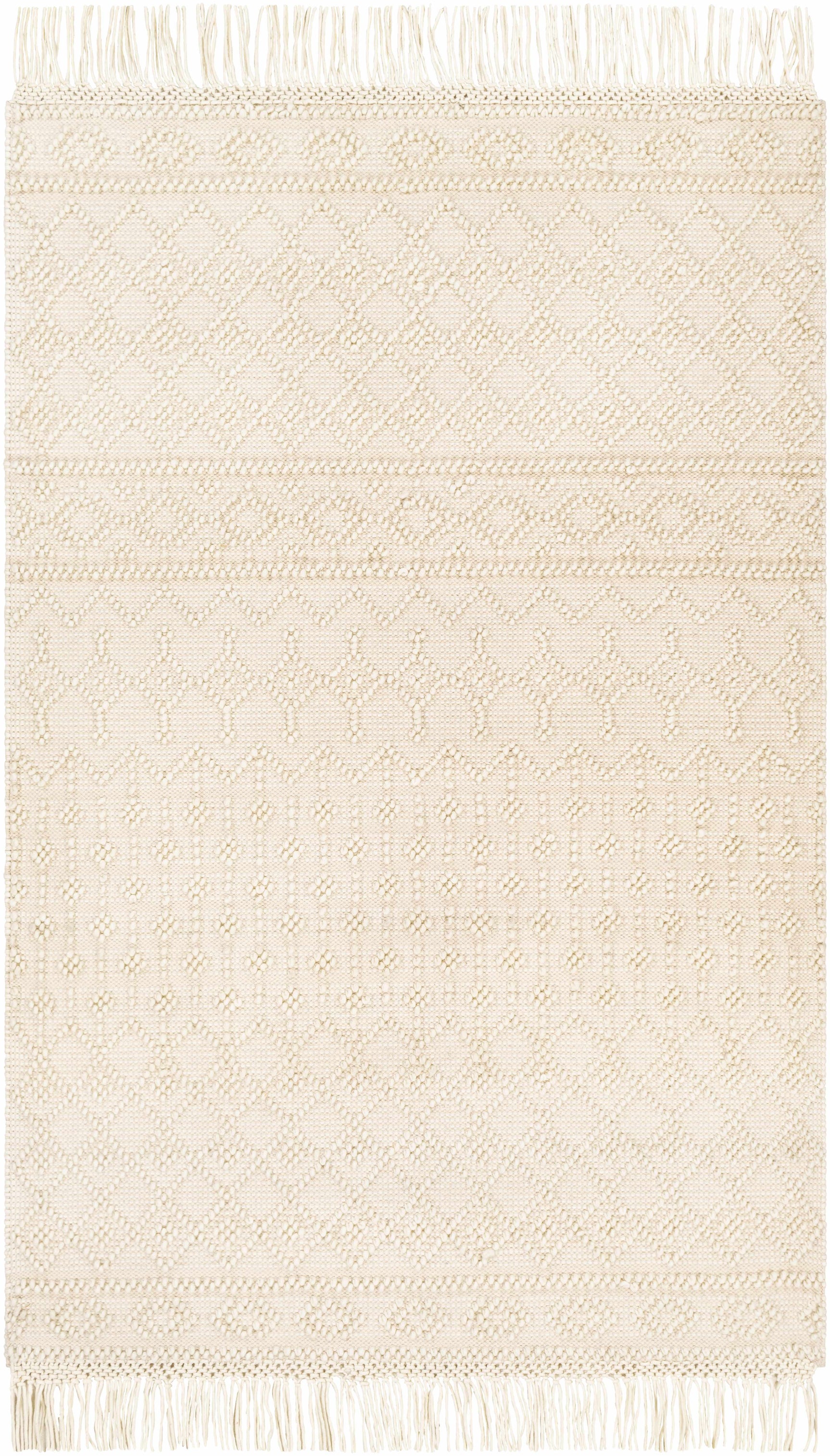 Brothers Beige Wool&Cotton Rug - Ornate Home
