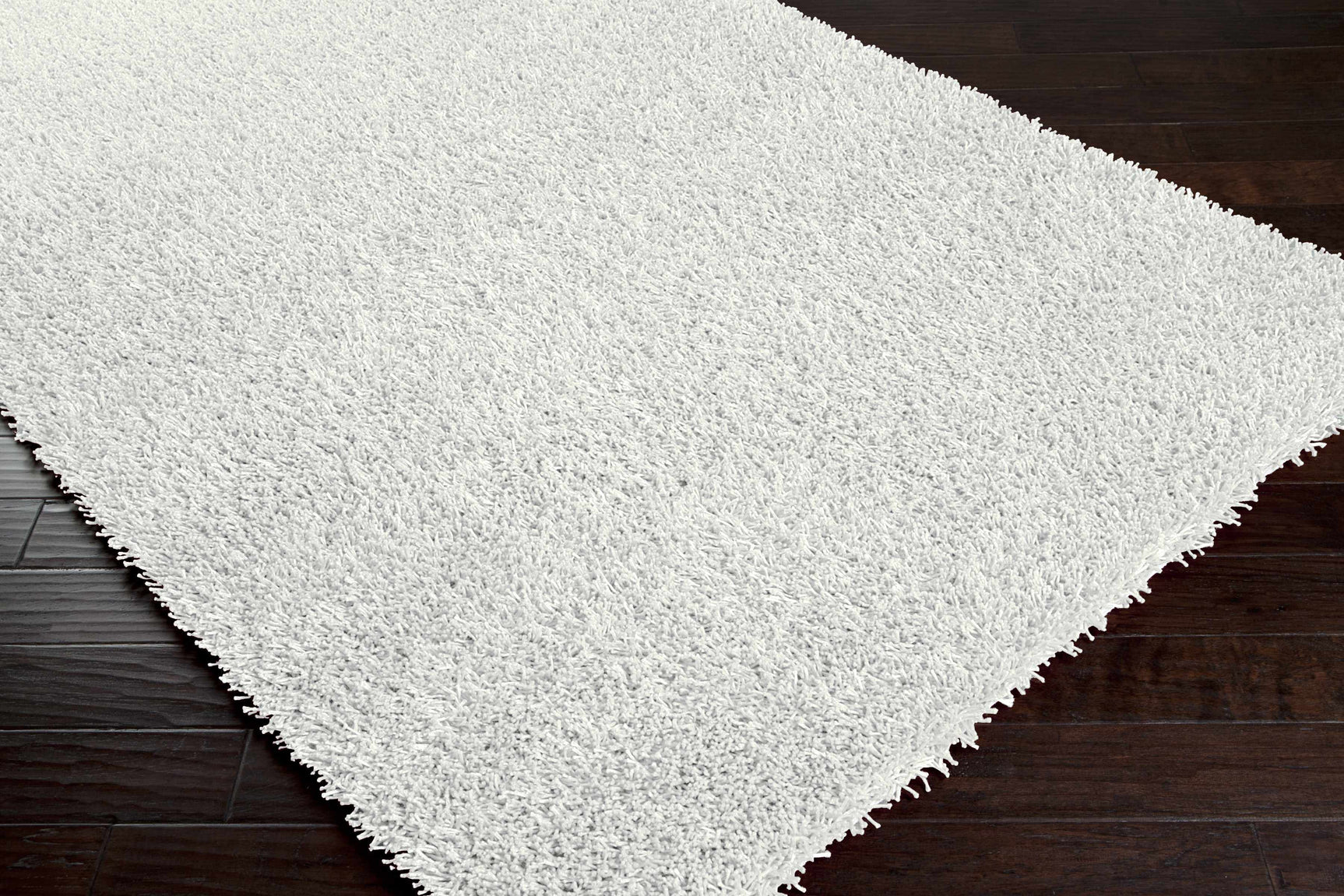 Browder 3x4 Solid Cream Shag Rug - Clearance - Ornate Home