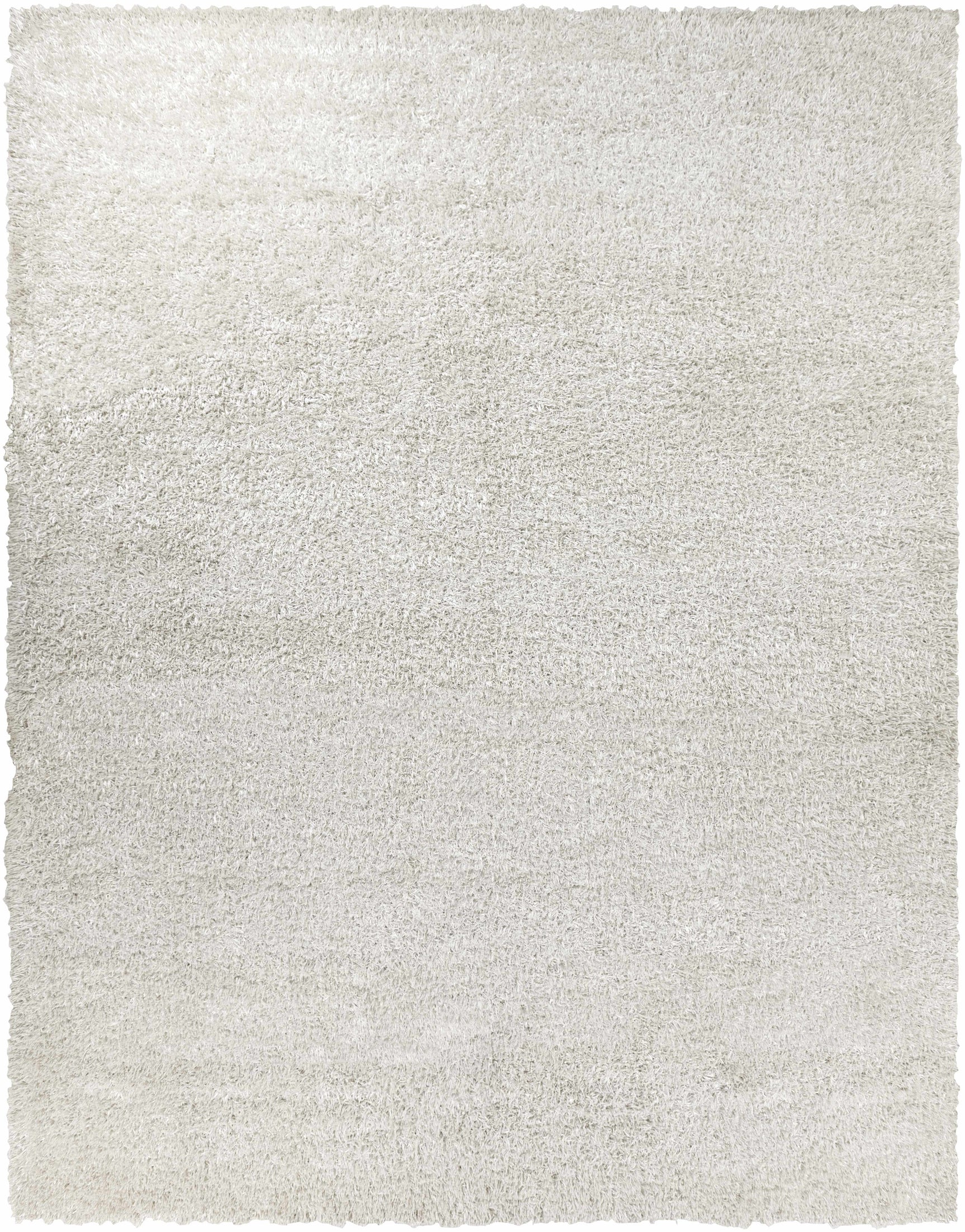 Browder 3x4 Solid Cream Shag Rug - Clearance - Ornate Home