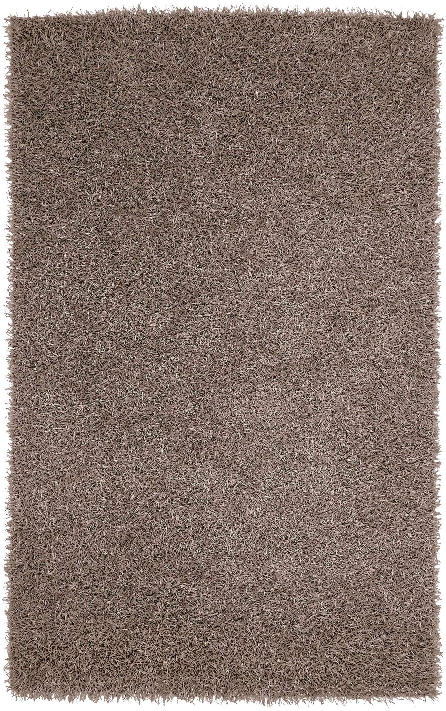 Browder Solid Brown Shag Rug - Clearance - Ornate Home