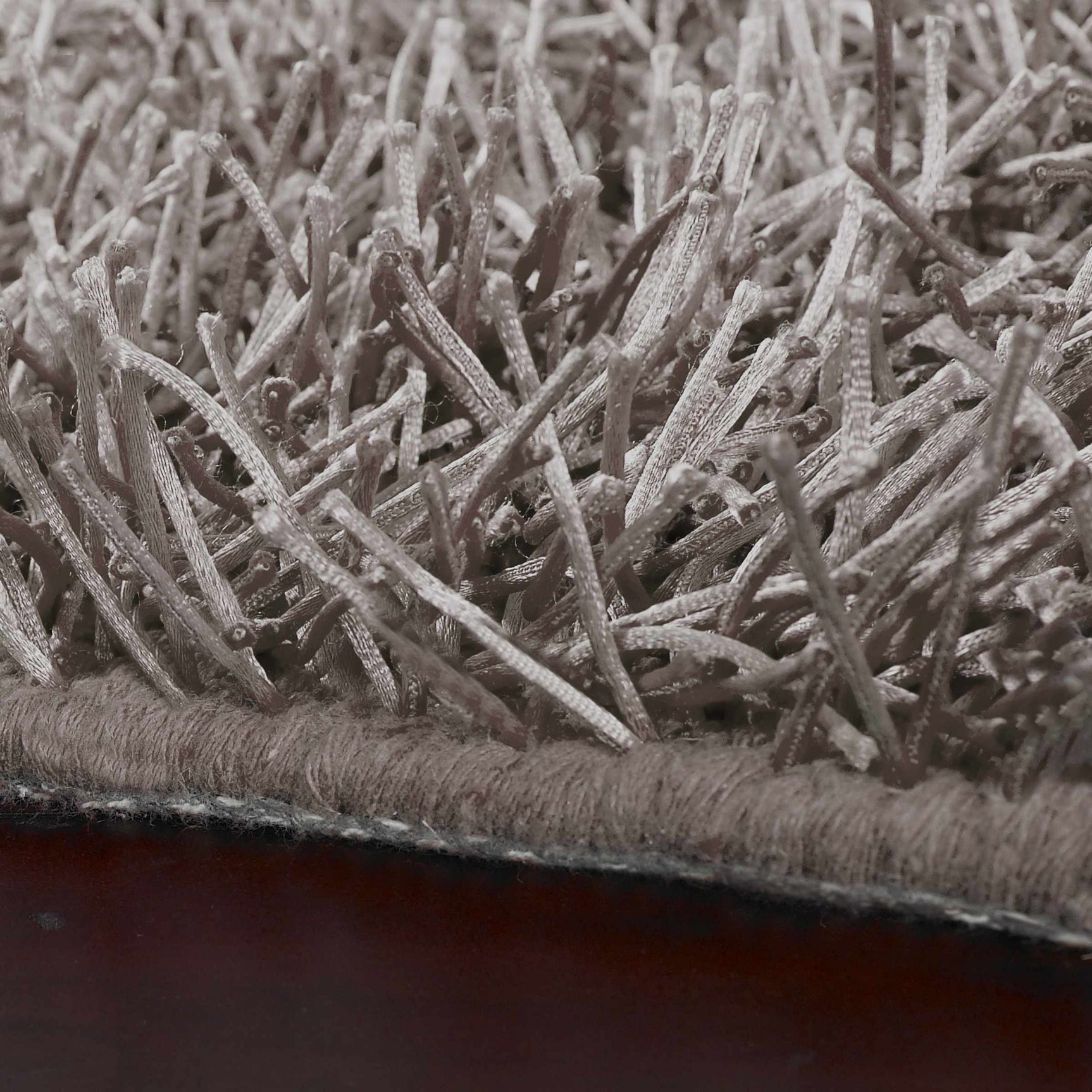 Browder Solid Brown Shag Rug - Clearance - Ornate Home