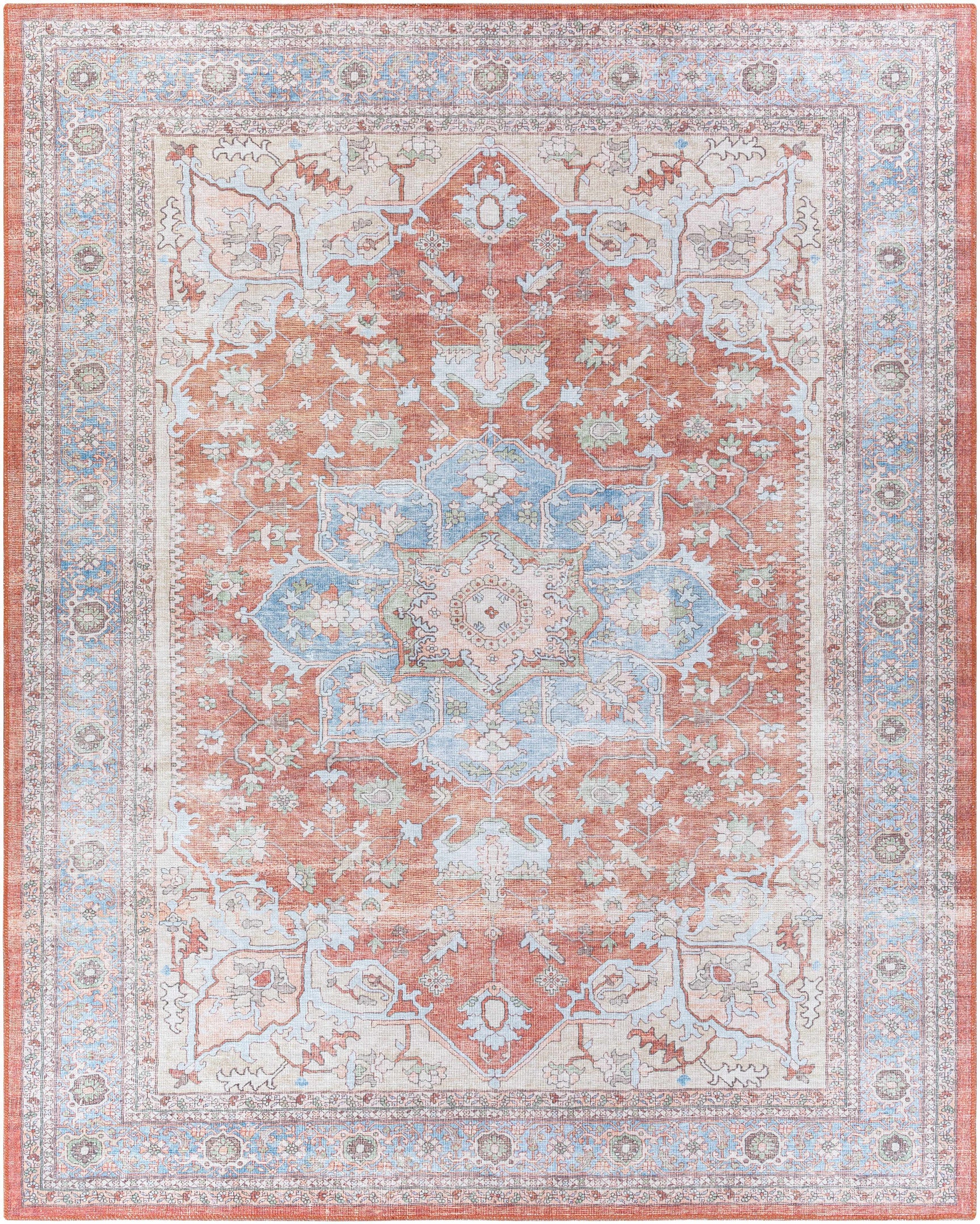 Brown Bagamanoc Medallion @Area Rug - Clearance - Ornate Home