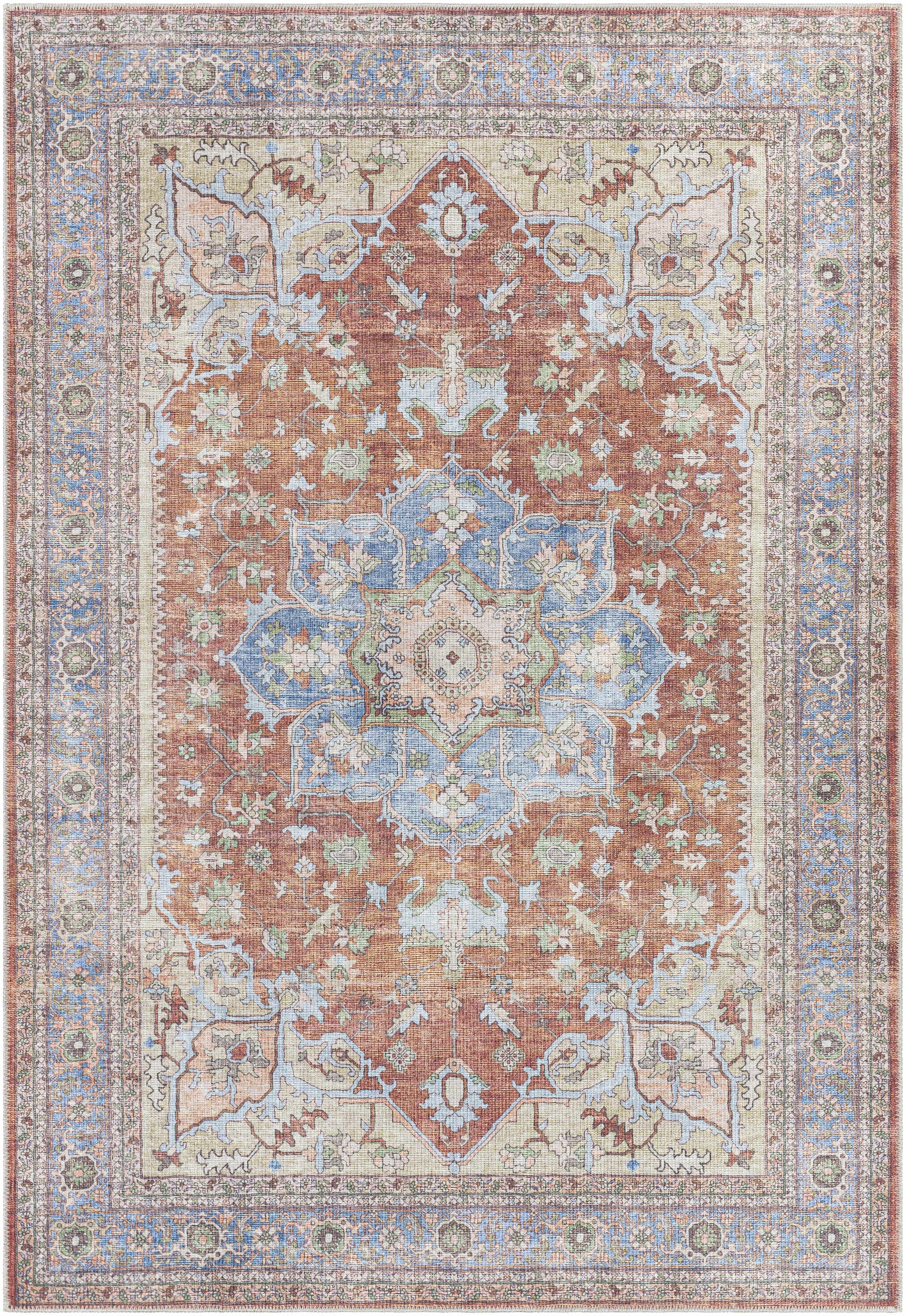 Brown Bagamanoc Medallion @Area Rug - Clearance - Ornate Home