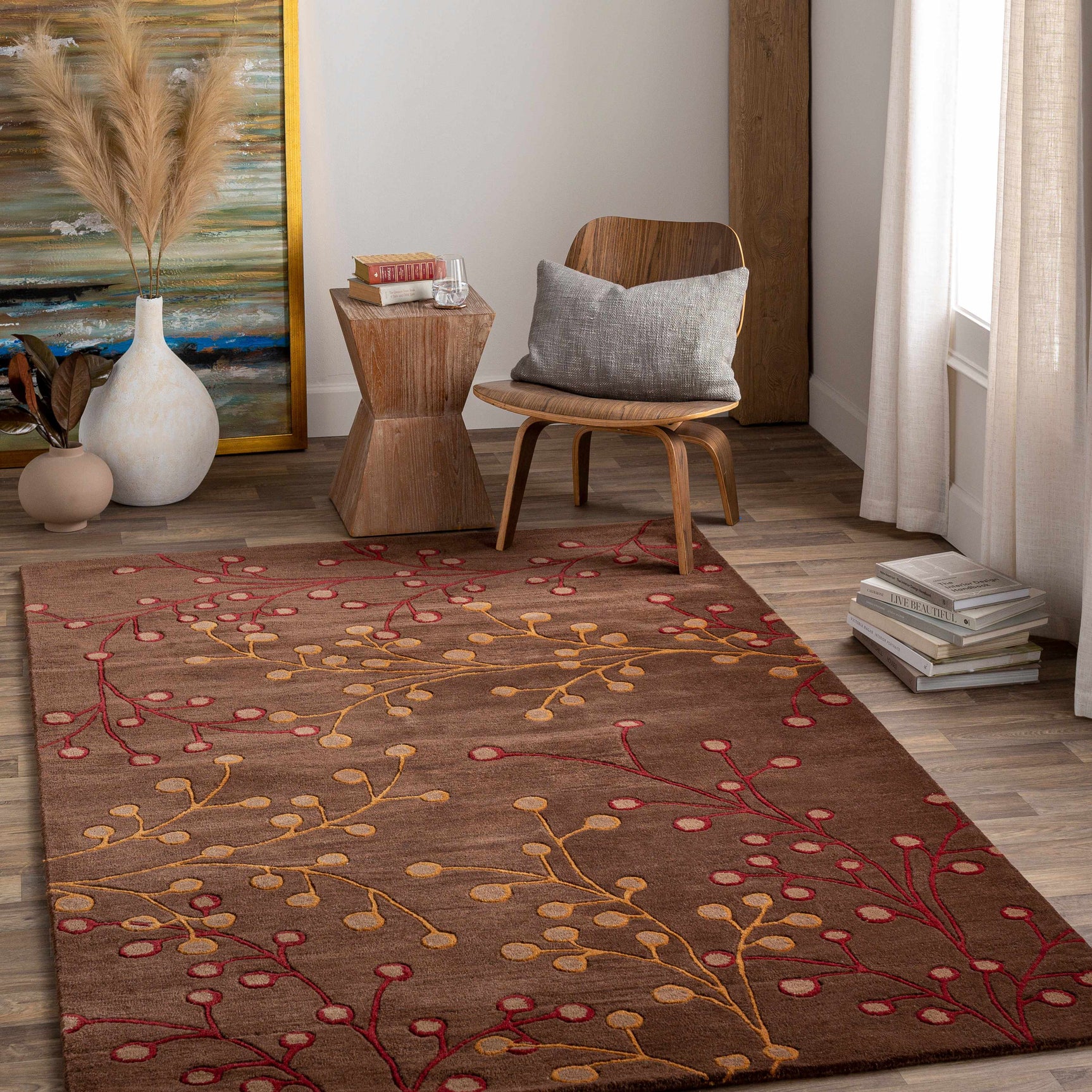 Brown Elsu Area Rug - Clearance - Ornate Home