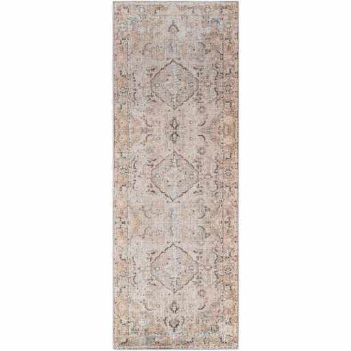 Brown Standon Vintage Washable Area Rug - Ornate Home