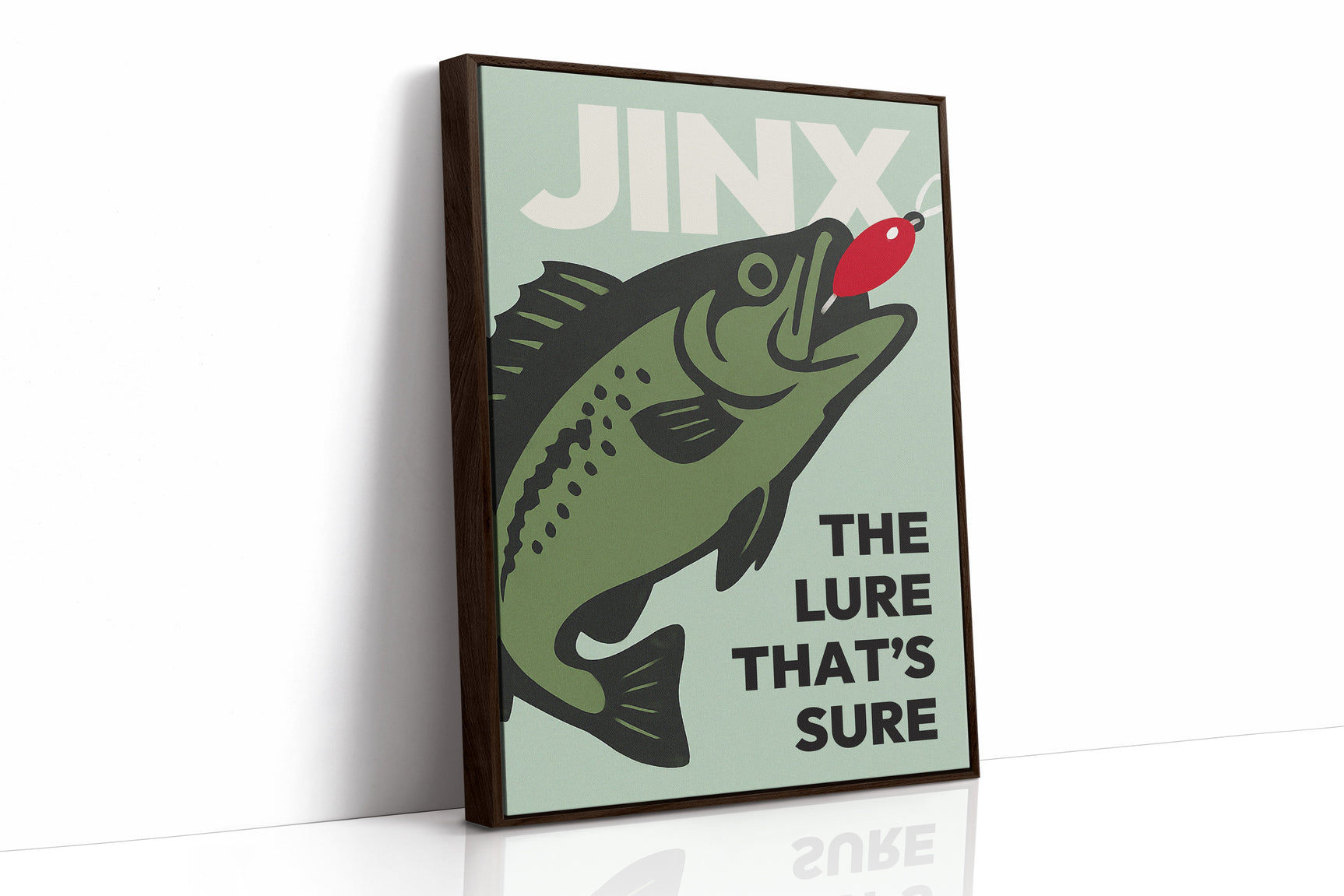Baited Bliss - Retro Fishing Print