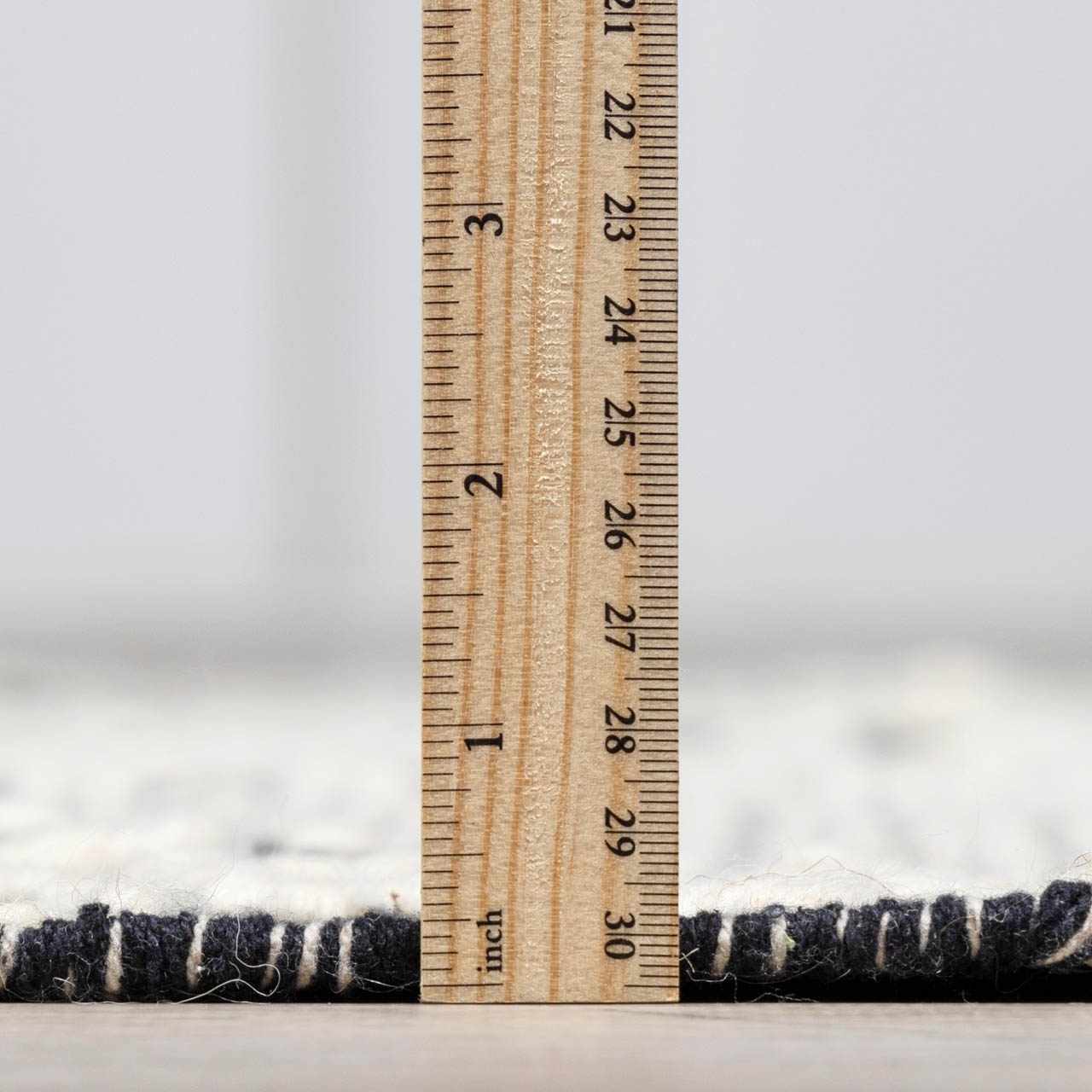 Brownhills Cream&Black Trellis Cotton Area Rug - Ornate Home