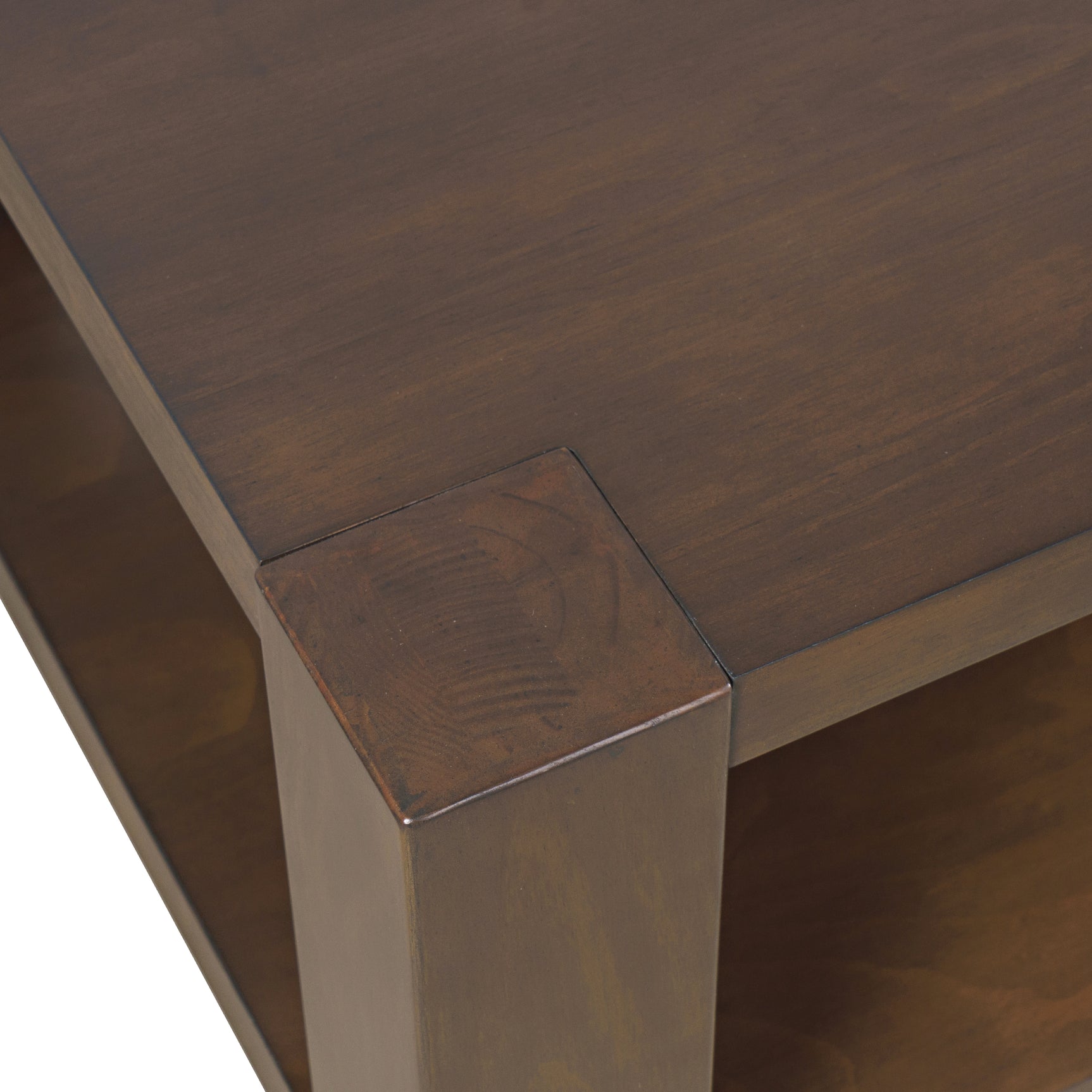 Brownstone Chocolate Castered Rectangle Cocktail Table - Ornate Home