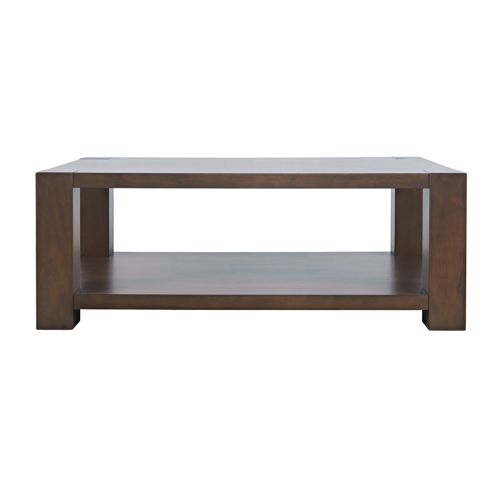 Brownstone Chocolate Castered Rectangle Cocktail Table - Ornate Home