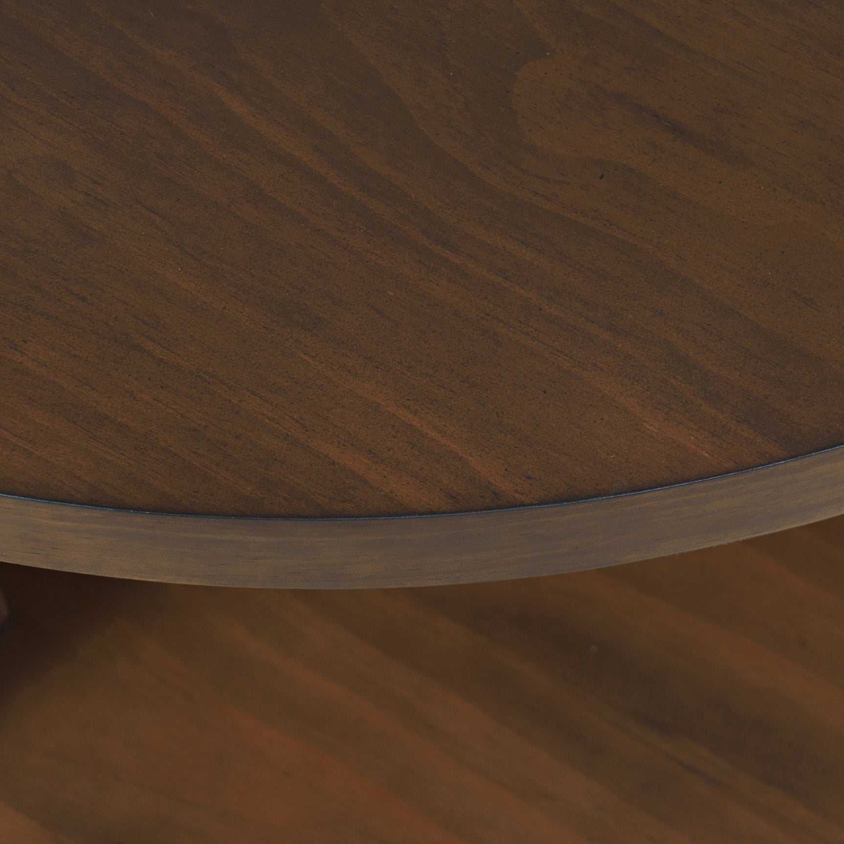 Brownstone Chocolate Castered Round Cocktail Table - Ornate Home