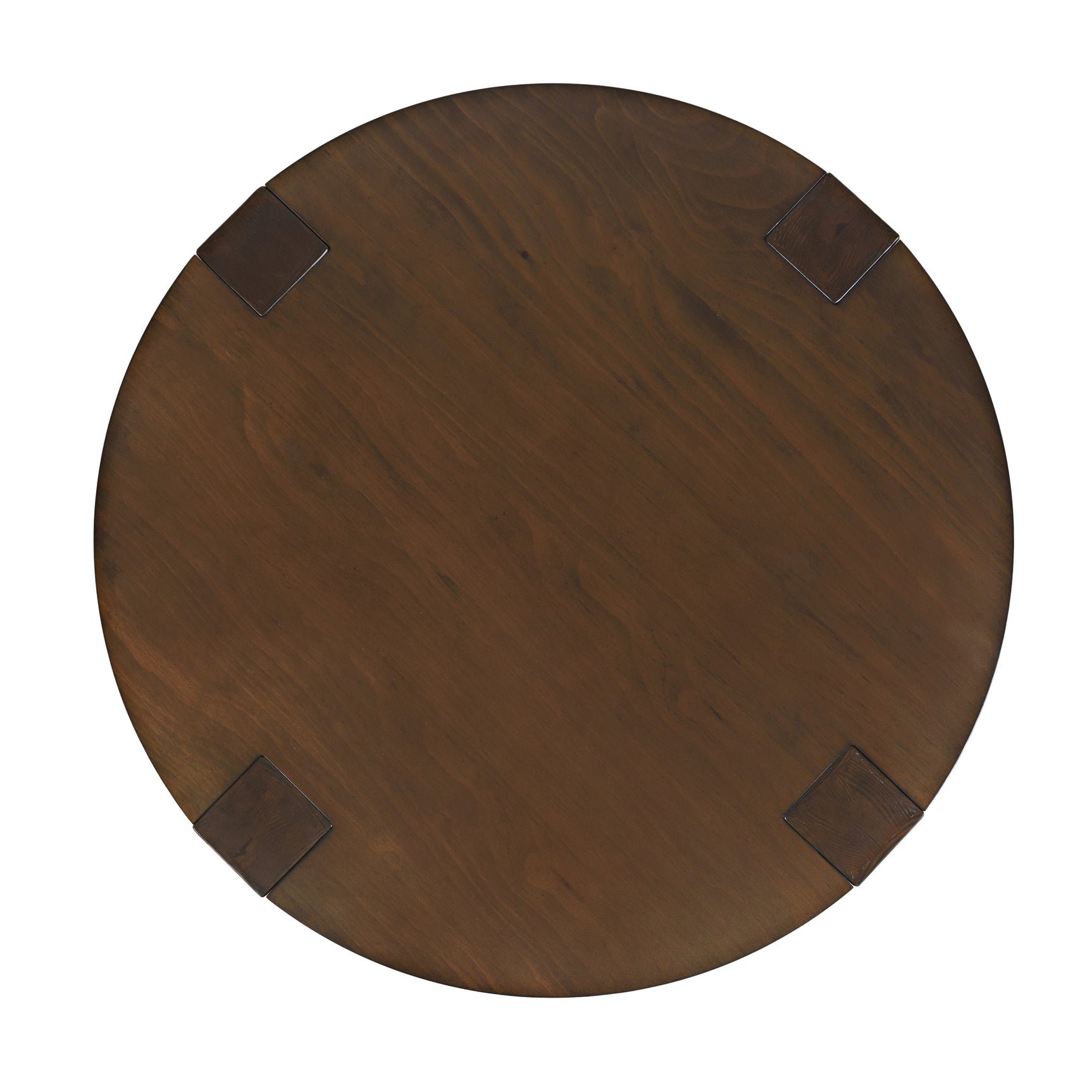 Brownstone Chocolate Castered Round Cocktail Table - Ornate Home