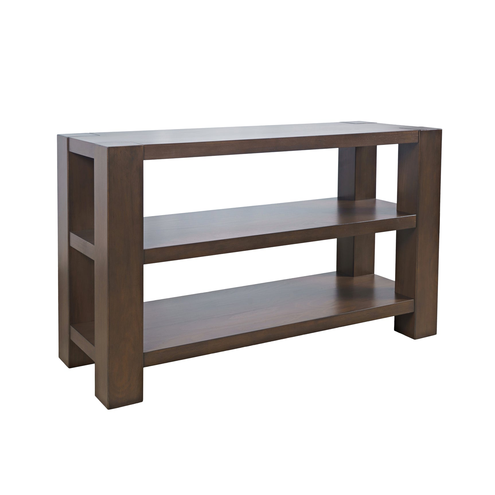 Brownstone Chocolate Sofa Console - Ornate Home