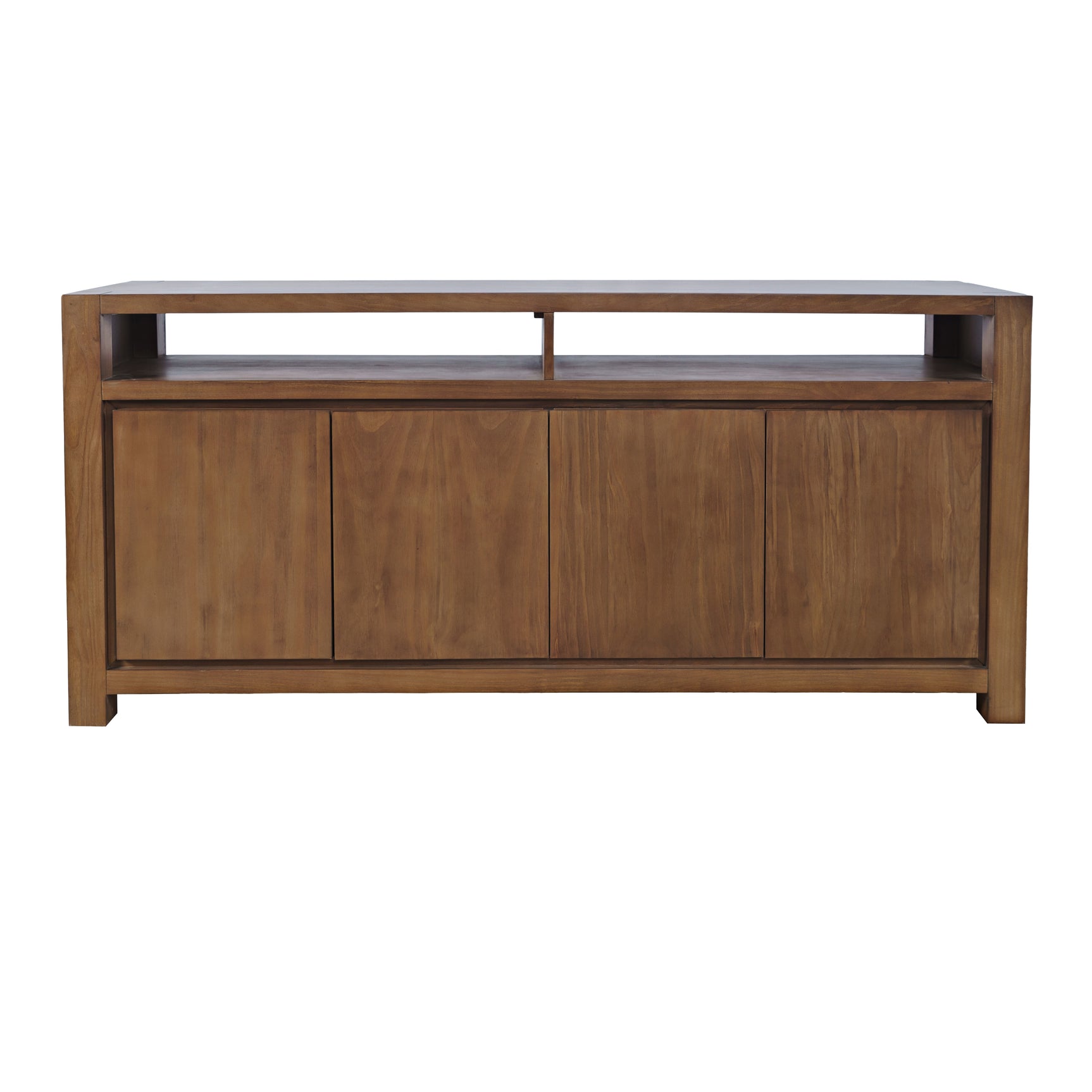 Brownstone Suede 70" Console - Ornate Home