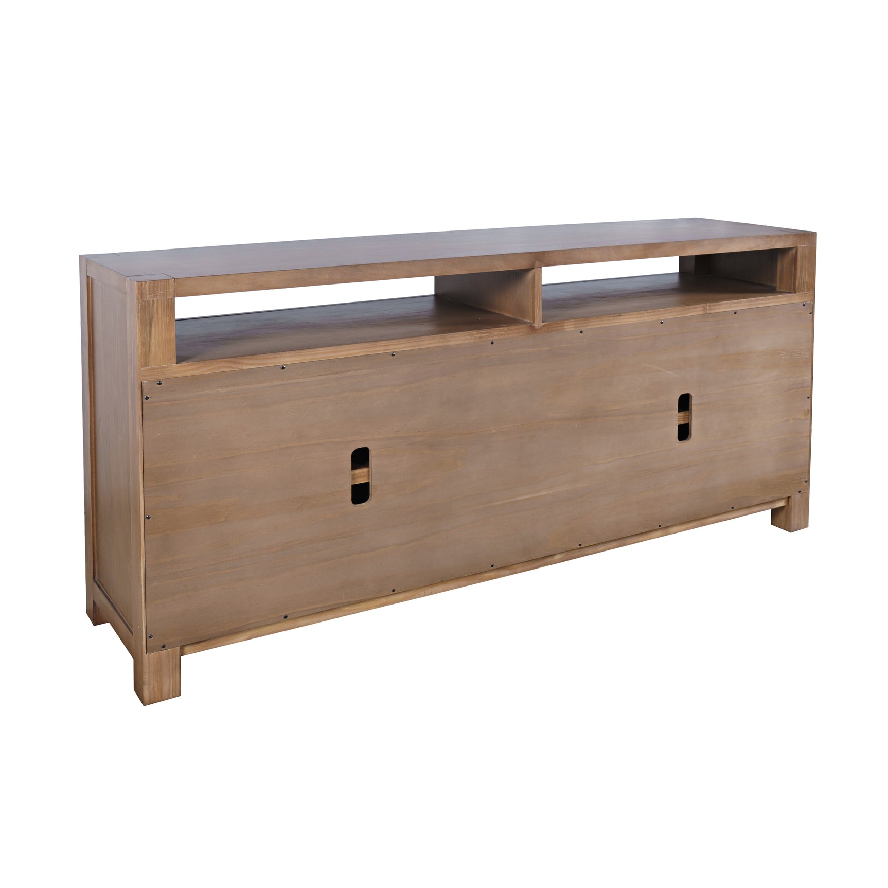 Brownstone Suede 70" Console - Ornate Home