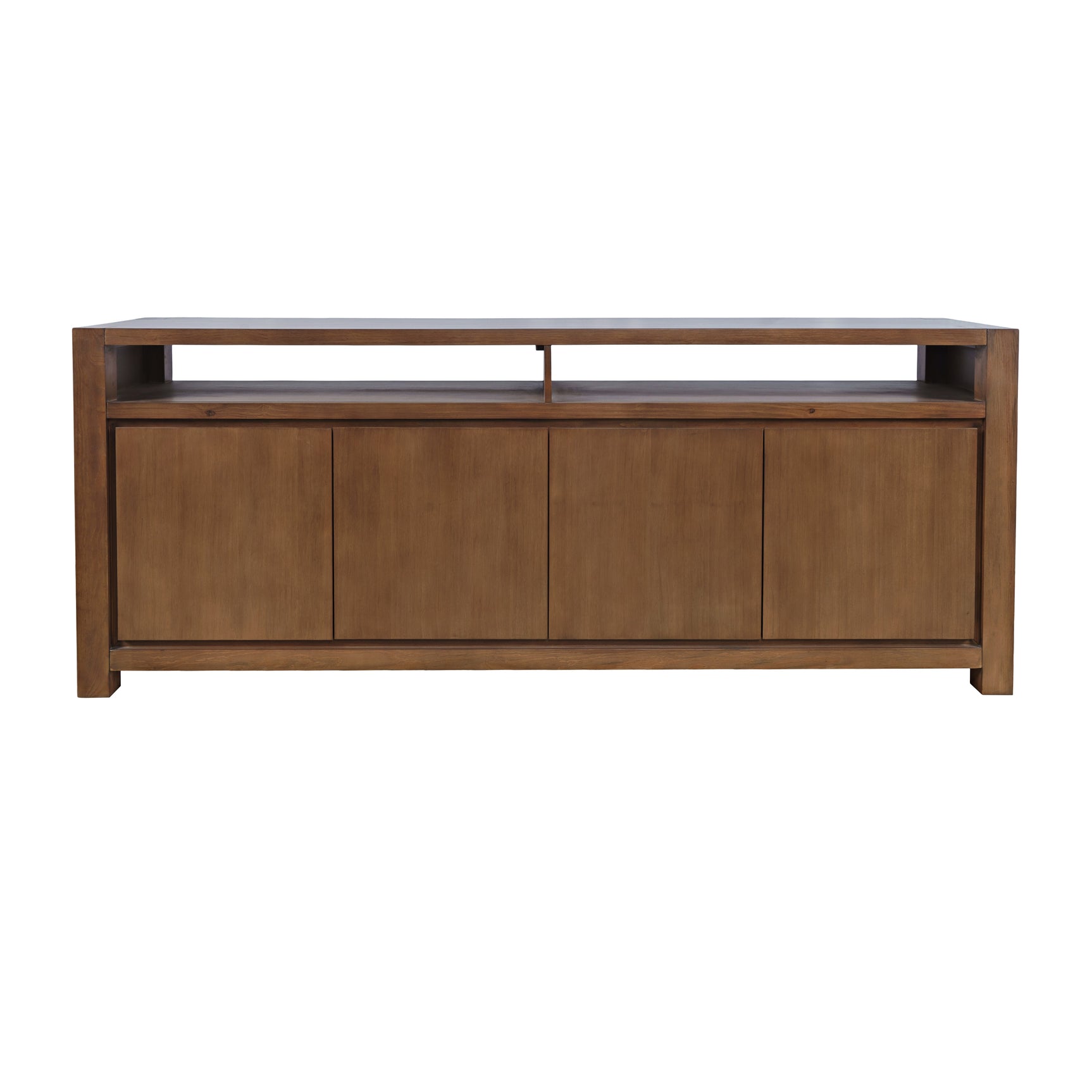 Brownstone Suede 80" Console - Ornate Home