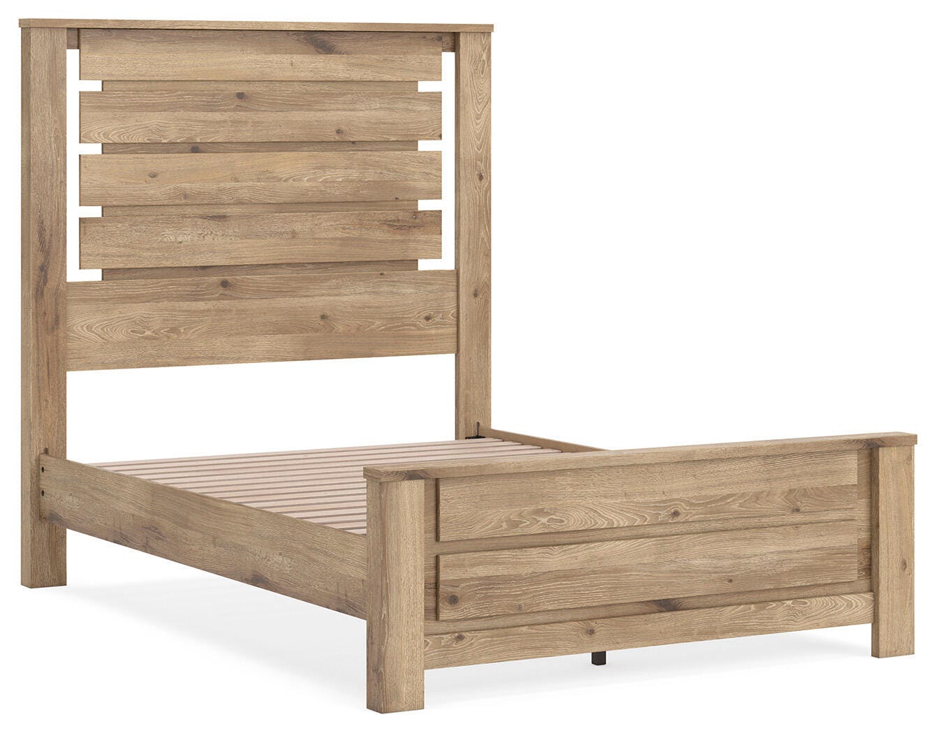 Brozmont Tan Full Panel Platform Bed - Ornate Home