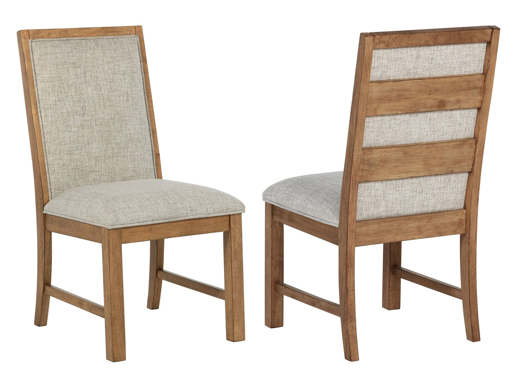 Bruner Natural Brown Side Chair (Set of 2) - Ornate Home