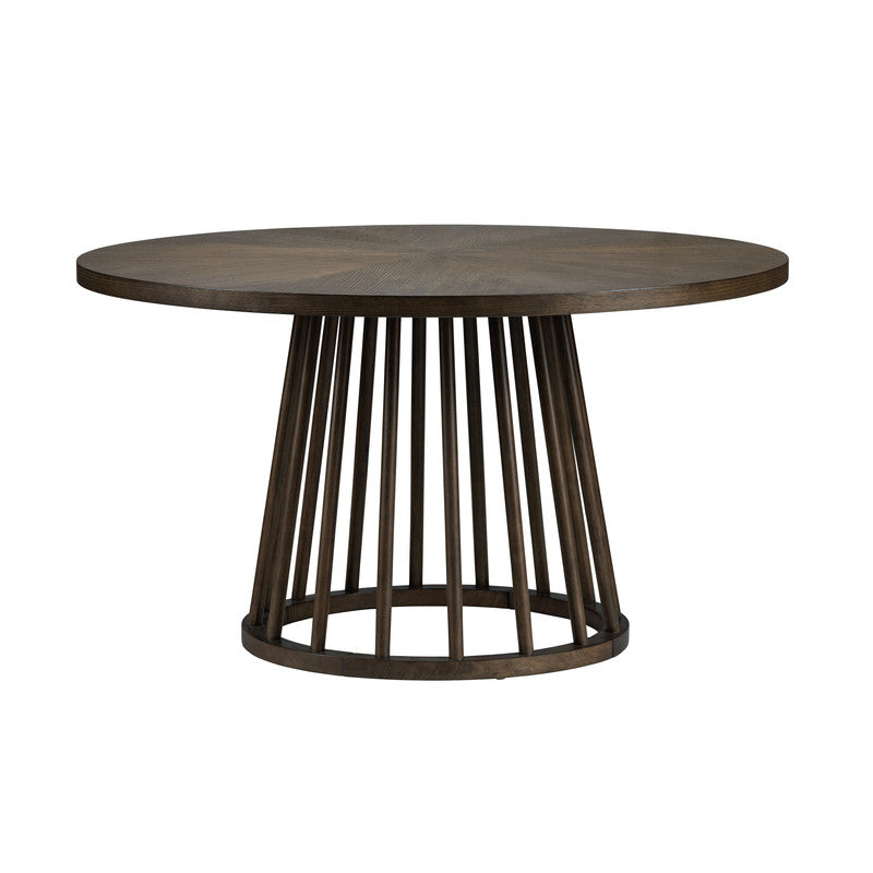 Brunswick Brown Round Dining Table - Ornate Home