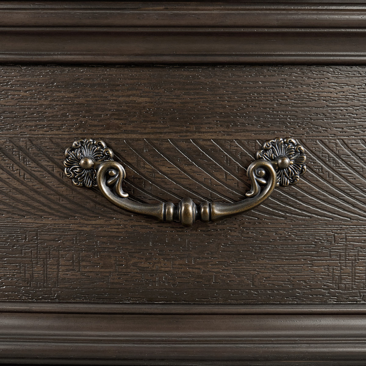 Brunswick Mahogany 2-Drawer Nightstand with USB - Ornate Home