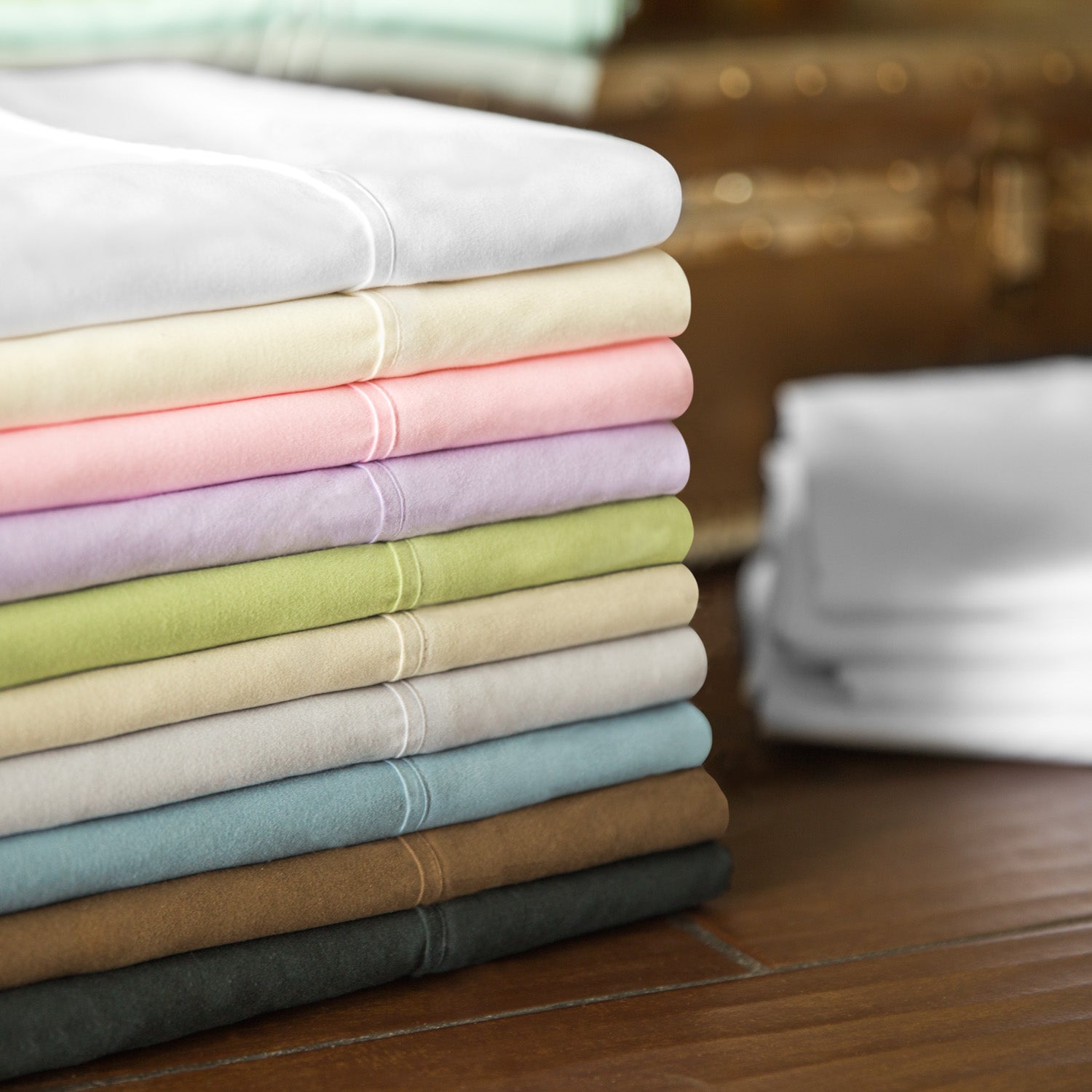 Brushed Microfiber Ash Queen Sheet Set - Ornate Home