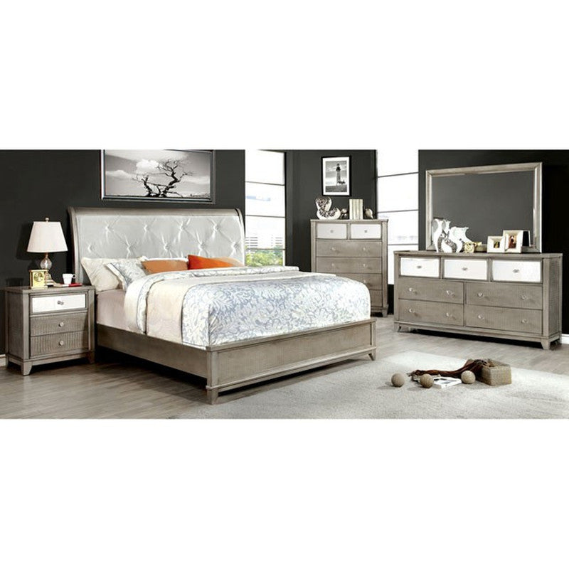 Bryant Silver Cal.King Bed - Ornate Home